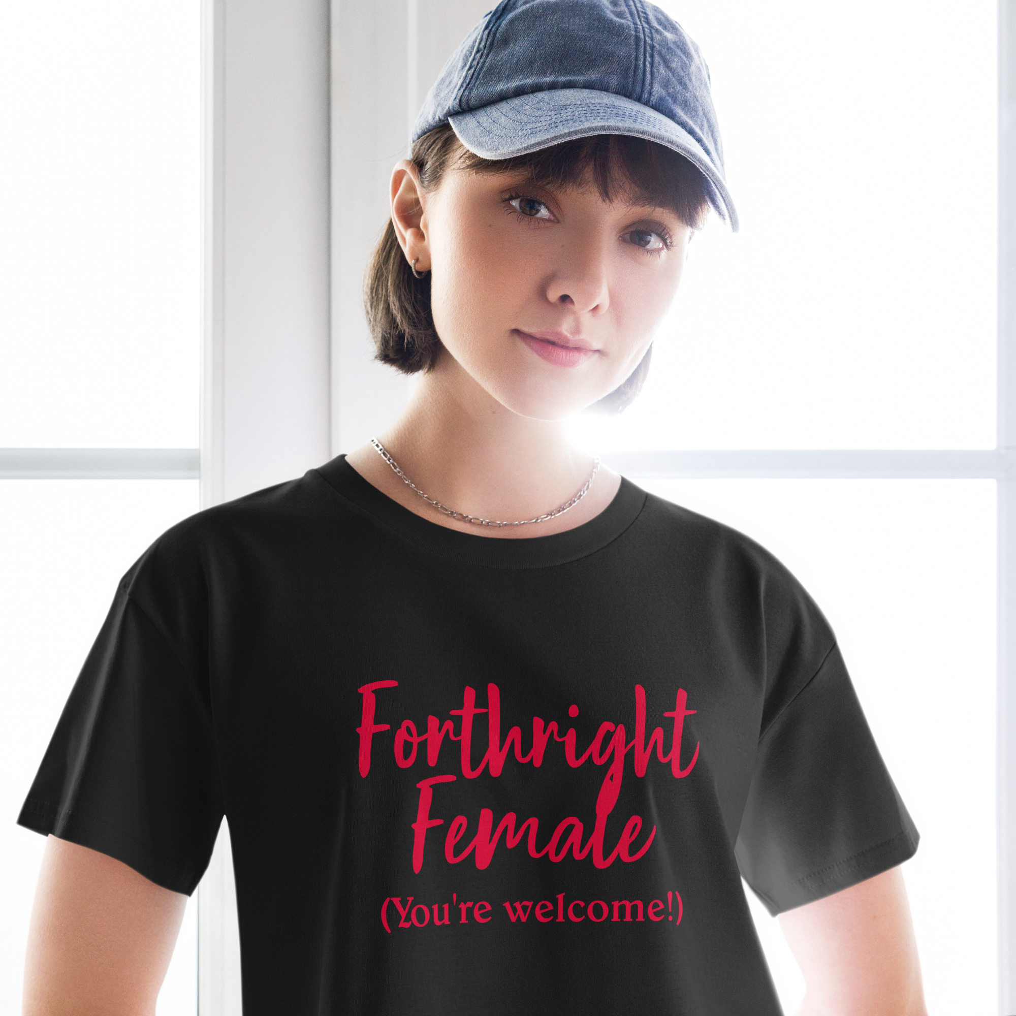 Forthright Female womens-crop-top-black-front-688d1f588bd91