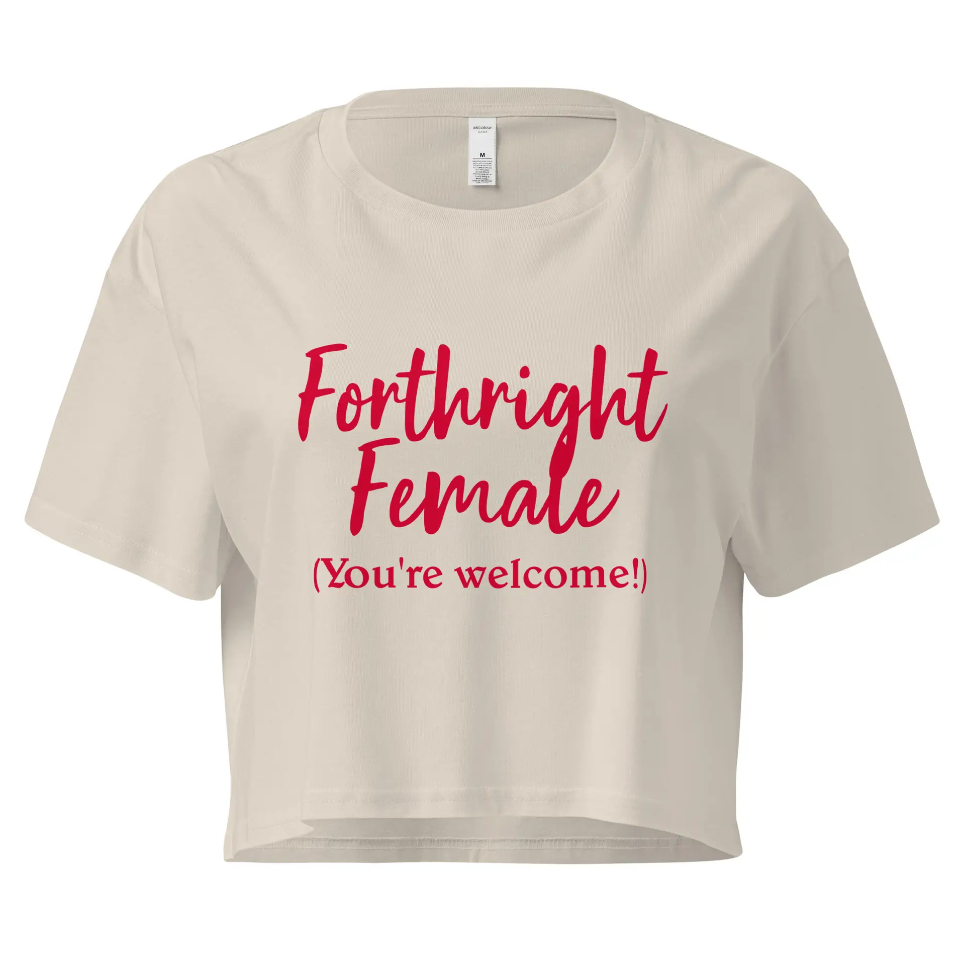 Forthright Female Women’s crop top