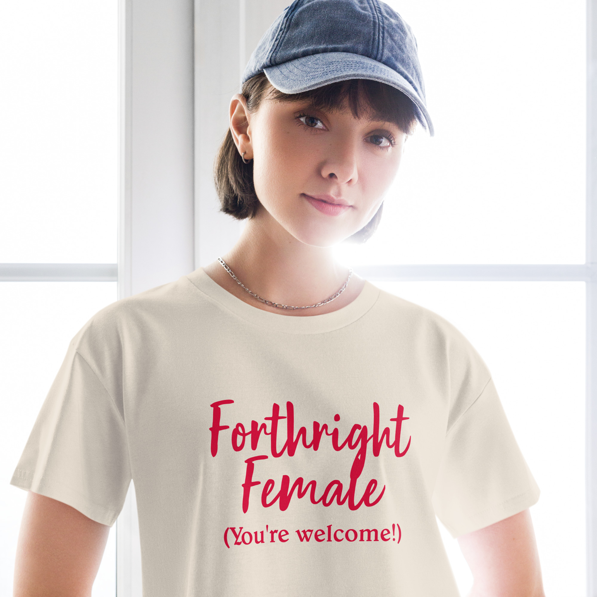 Forthright Female womens-crop-top-bone-front-688d1f588d886