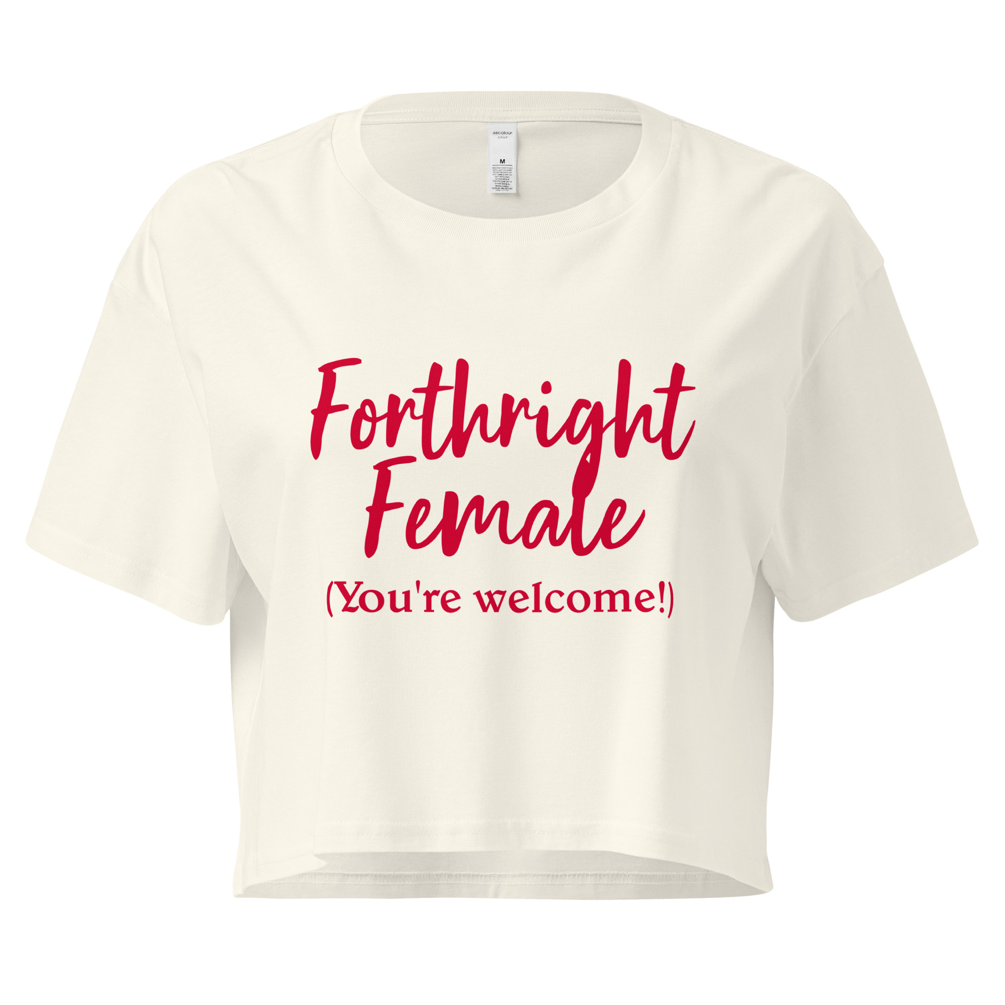 Forthright Female womens-crop-top-natural-front-688d1f588e81a