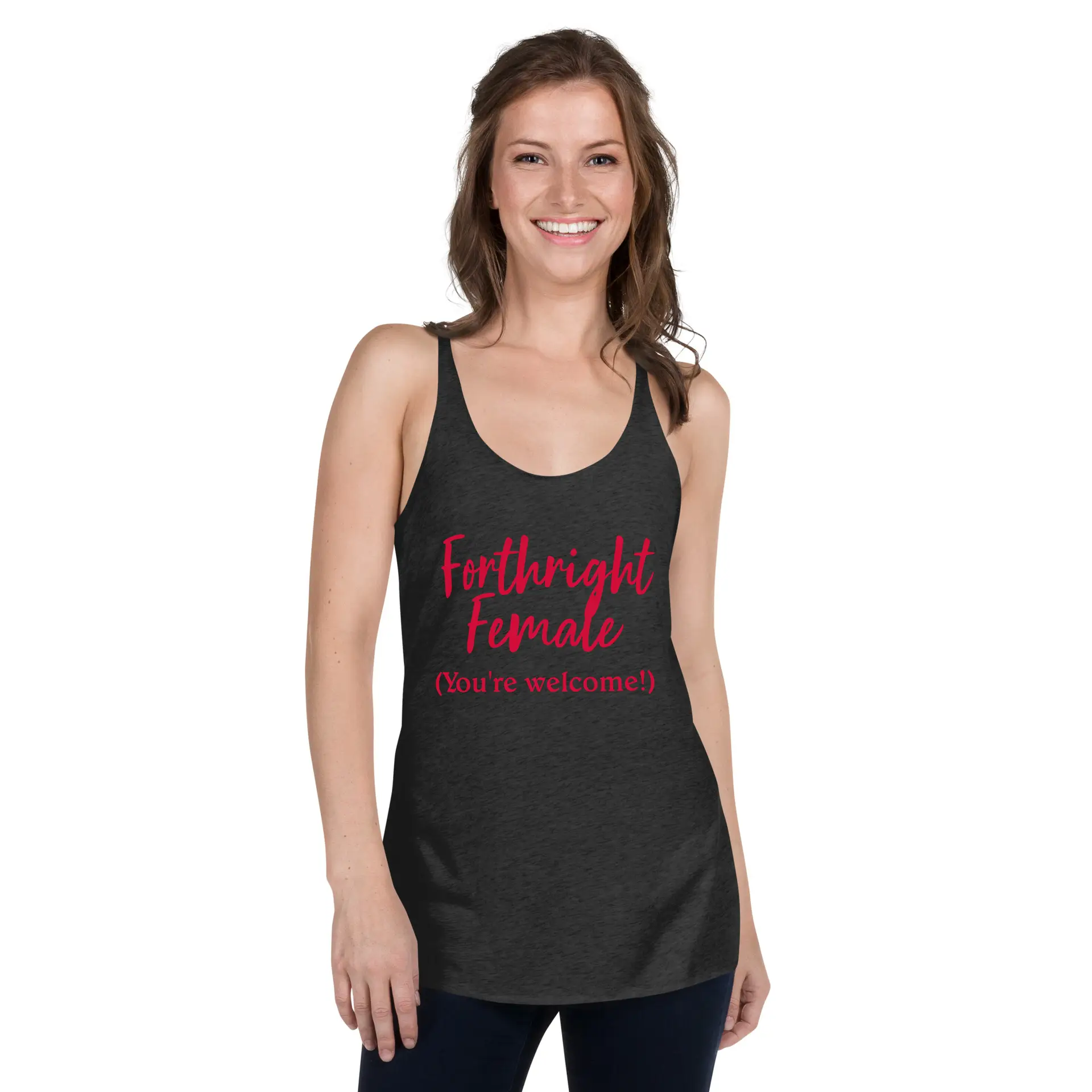 Forthright Female Women's Racerback Tank