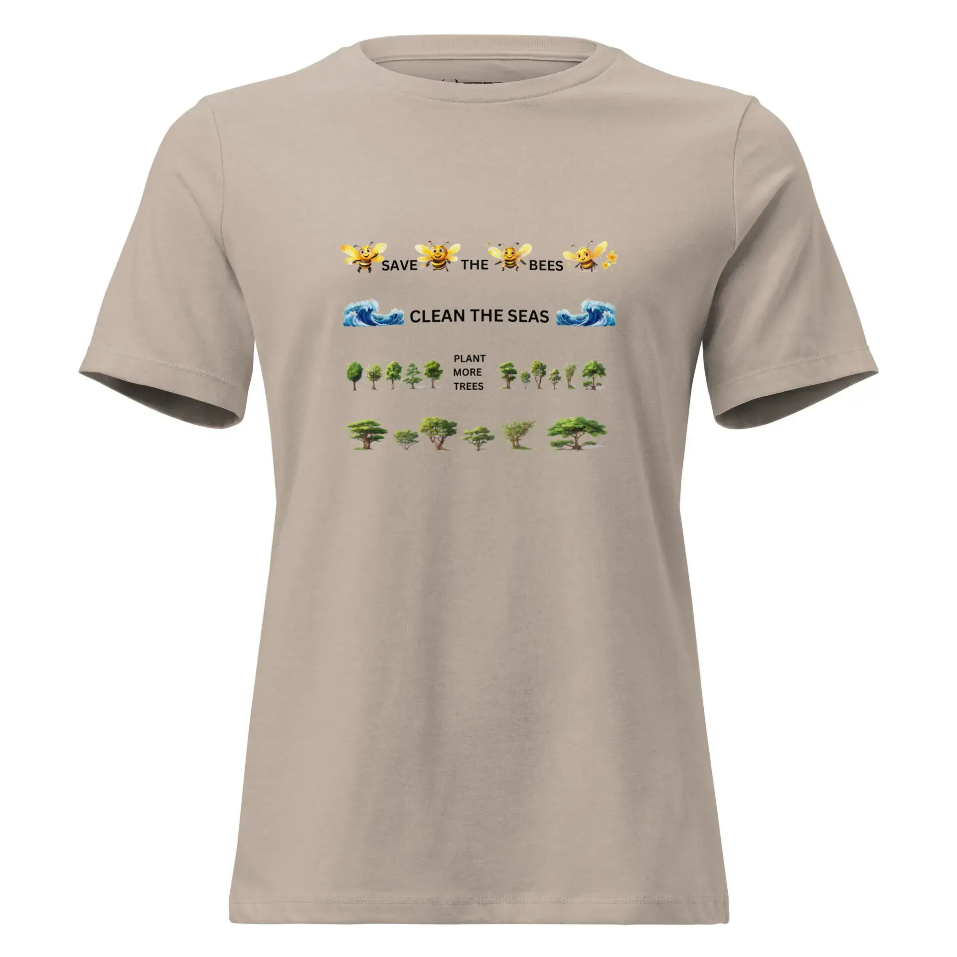 Bees Seas & Trees (v2) Women's Relaxed T-Shirt