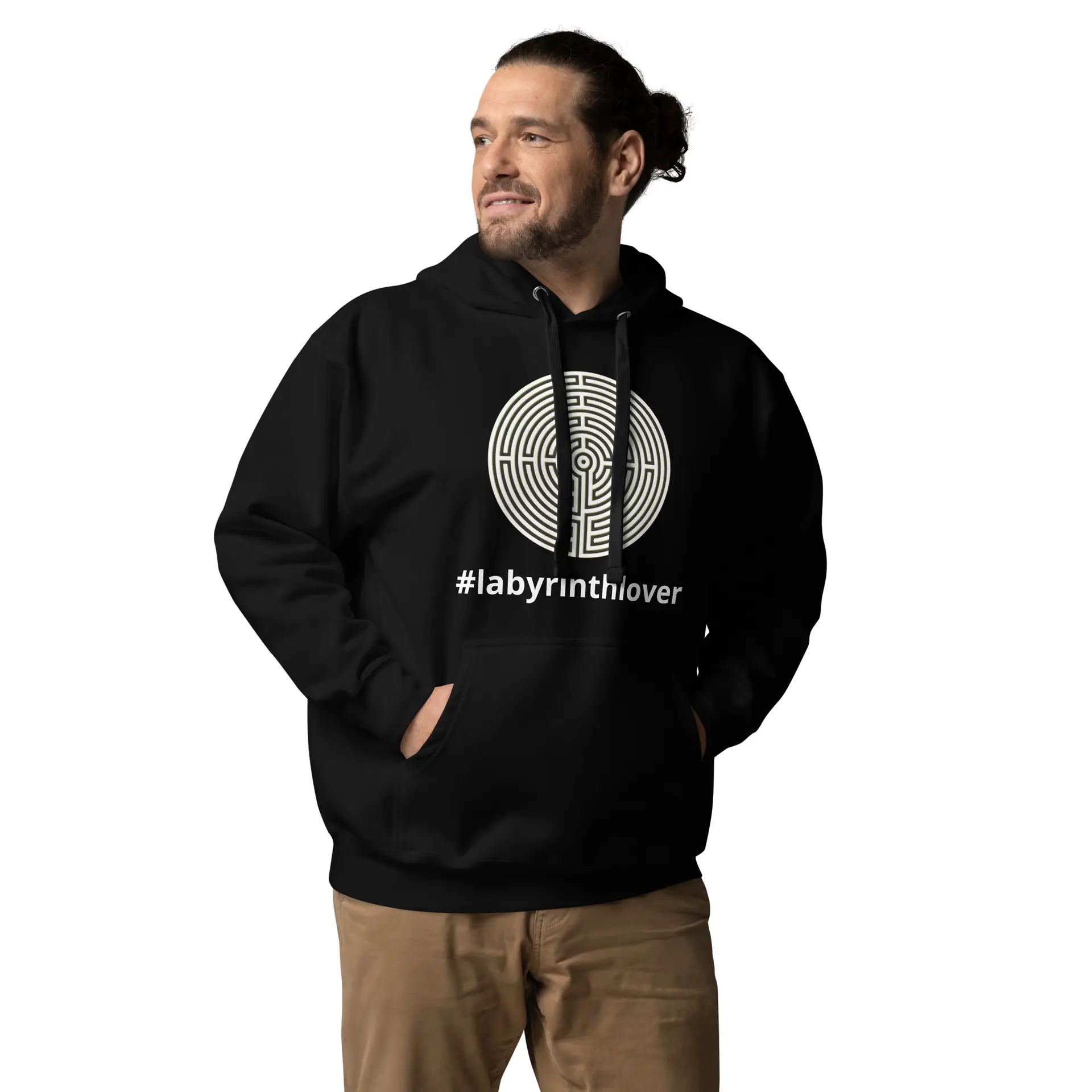 Labyrinth Chartres labyrinth #labyrinthlover Unisex Hoodie