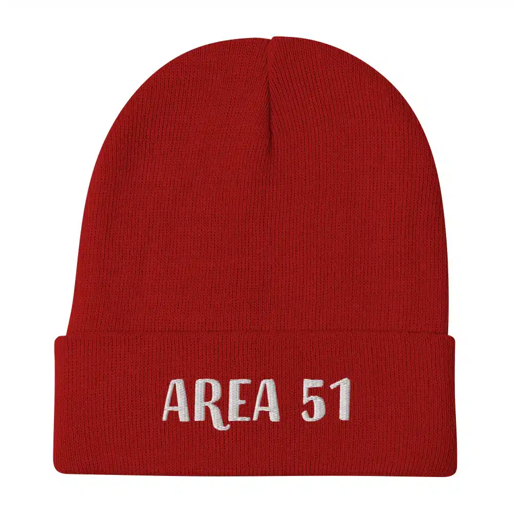 Area 51 Embroidered Beanie