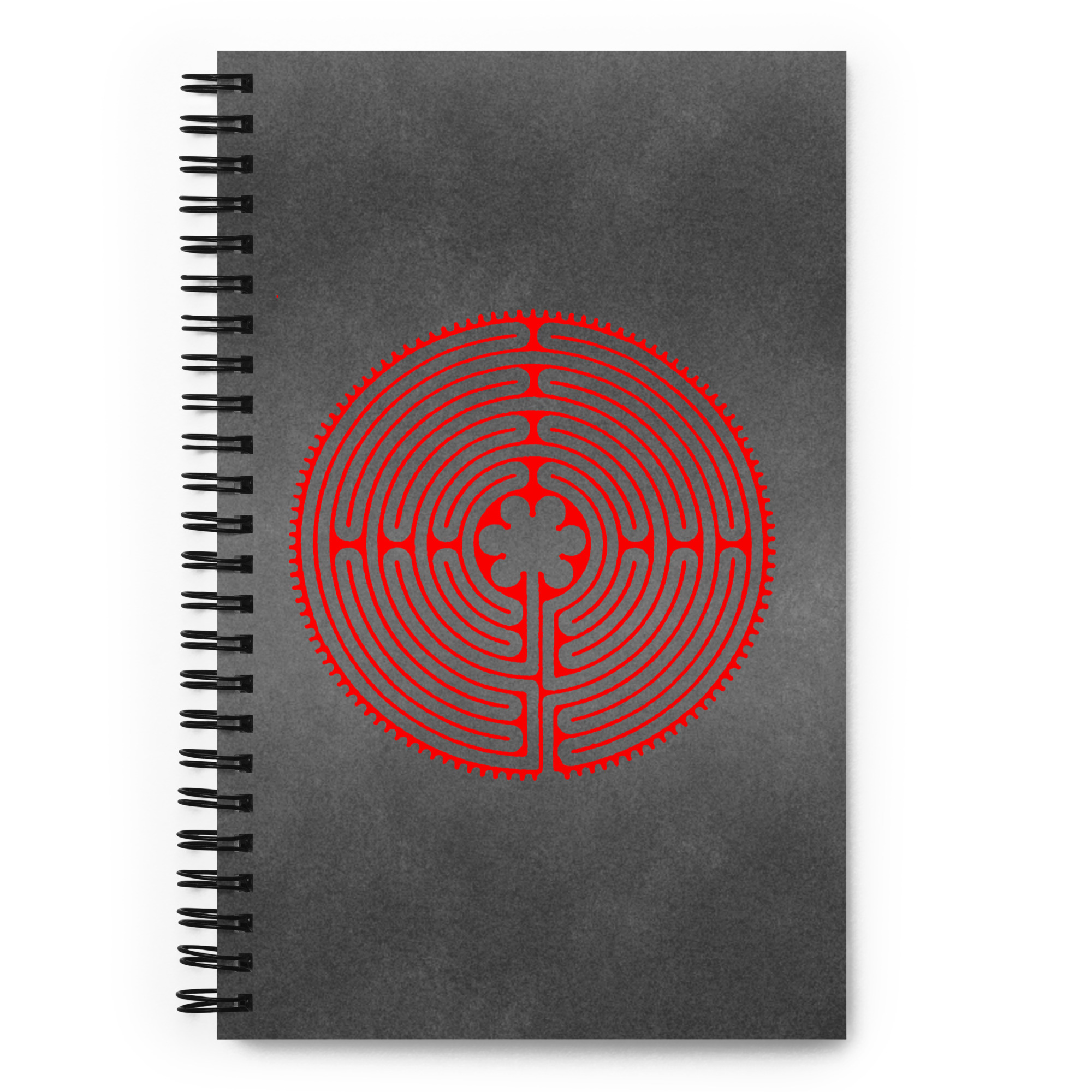 Labyrinth Chartres Spiral notebook
