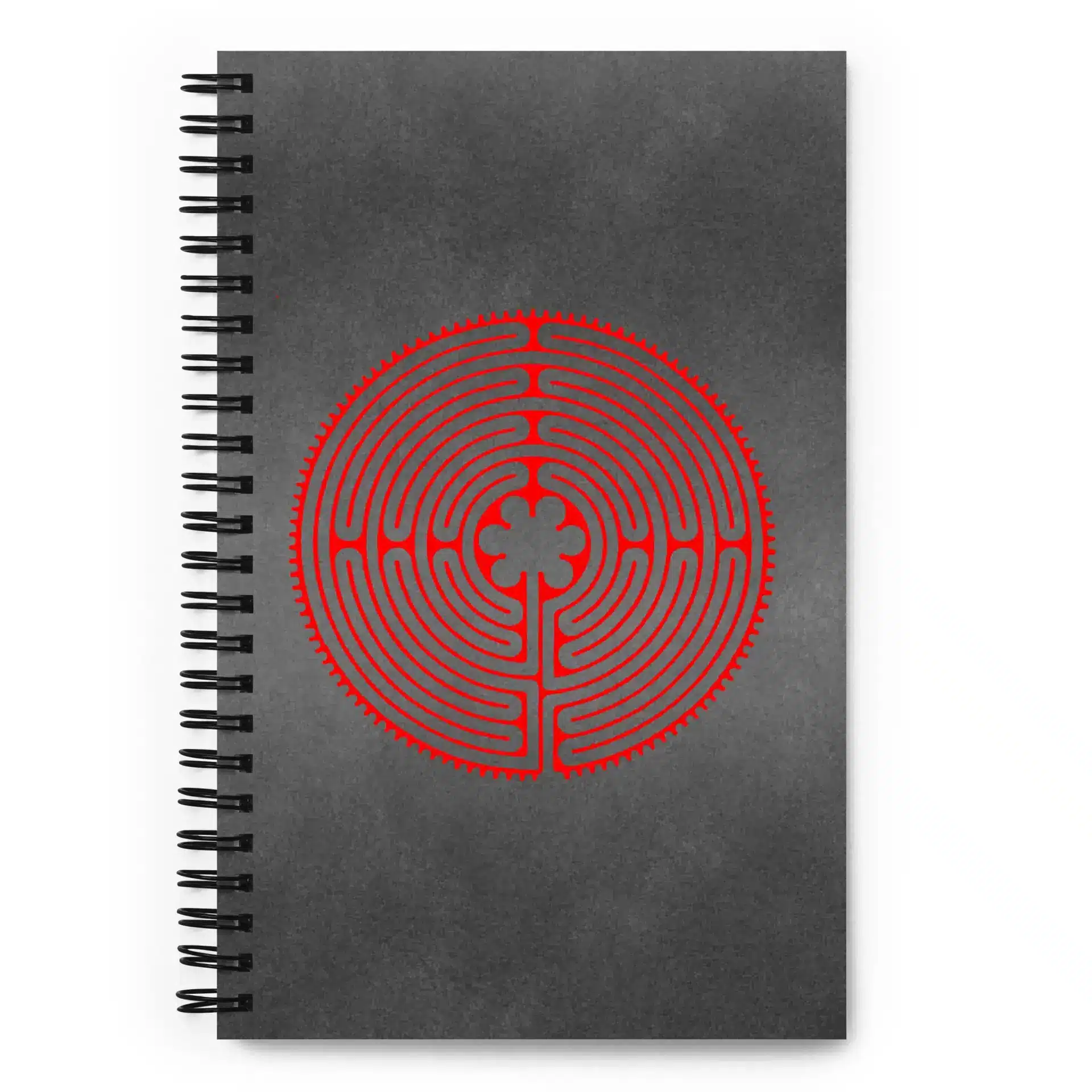 Labyrinth Chartres labyrinth Spiral notebook