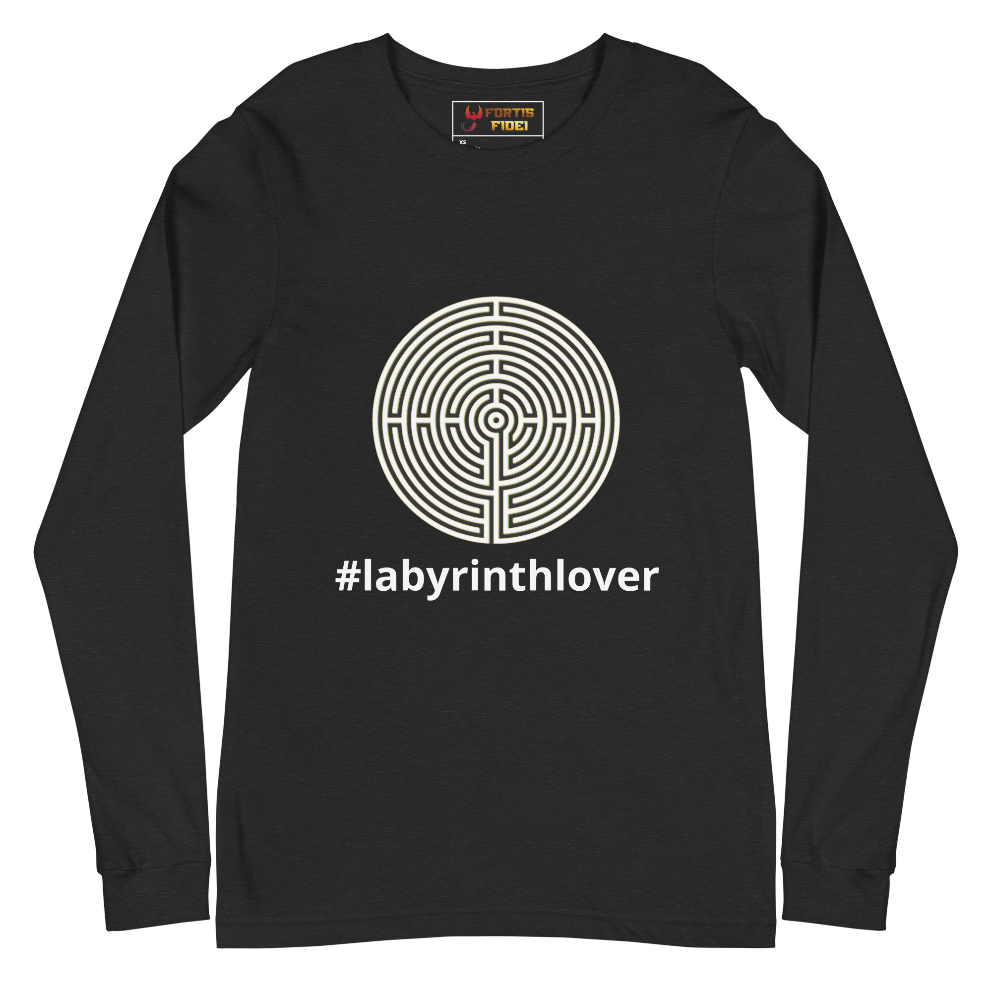 Labyrinth Chartres #labyrinthlover Long Sleeve Tee