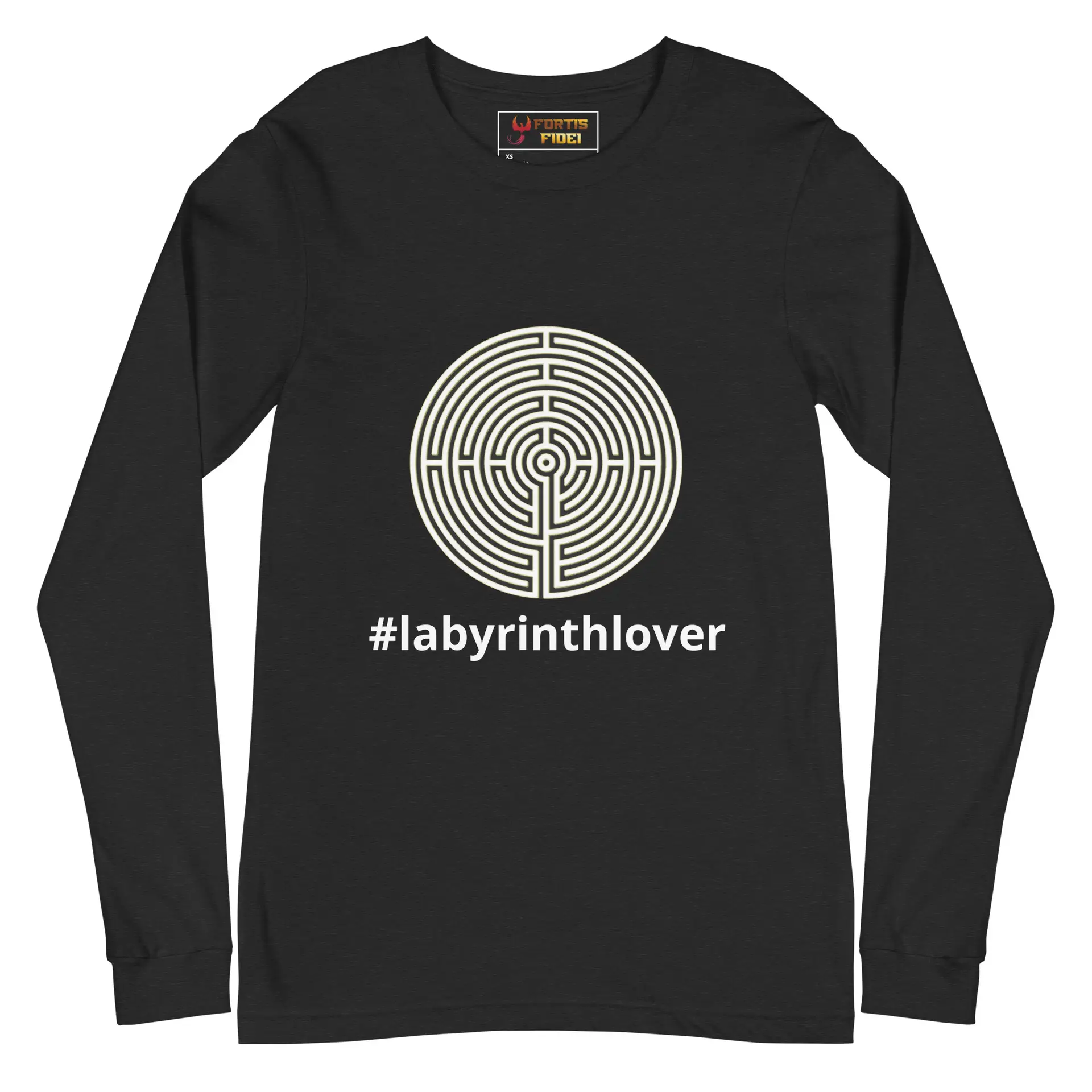 Labyrinth Chartres labyrinth #labyrinthlover Unisex Long Sleeve Tee