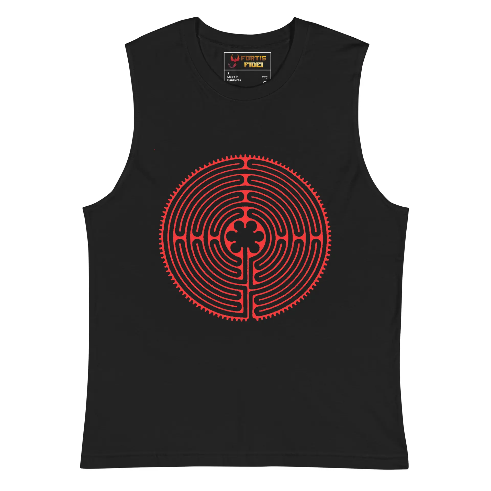 Labyrinth Chartres labyrinth Muscle Shirt