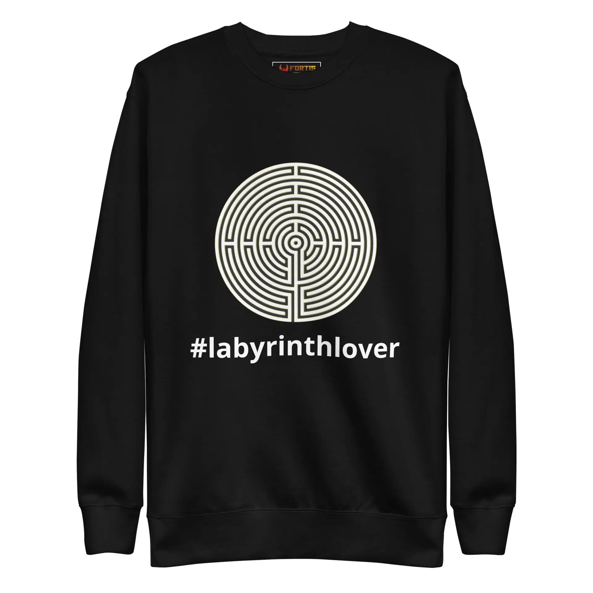 Labyrinth Chartres labyrinth #labyrinthlover Unisex Premium Sweatshirt