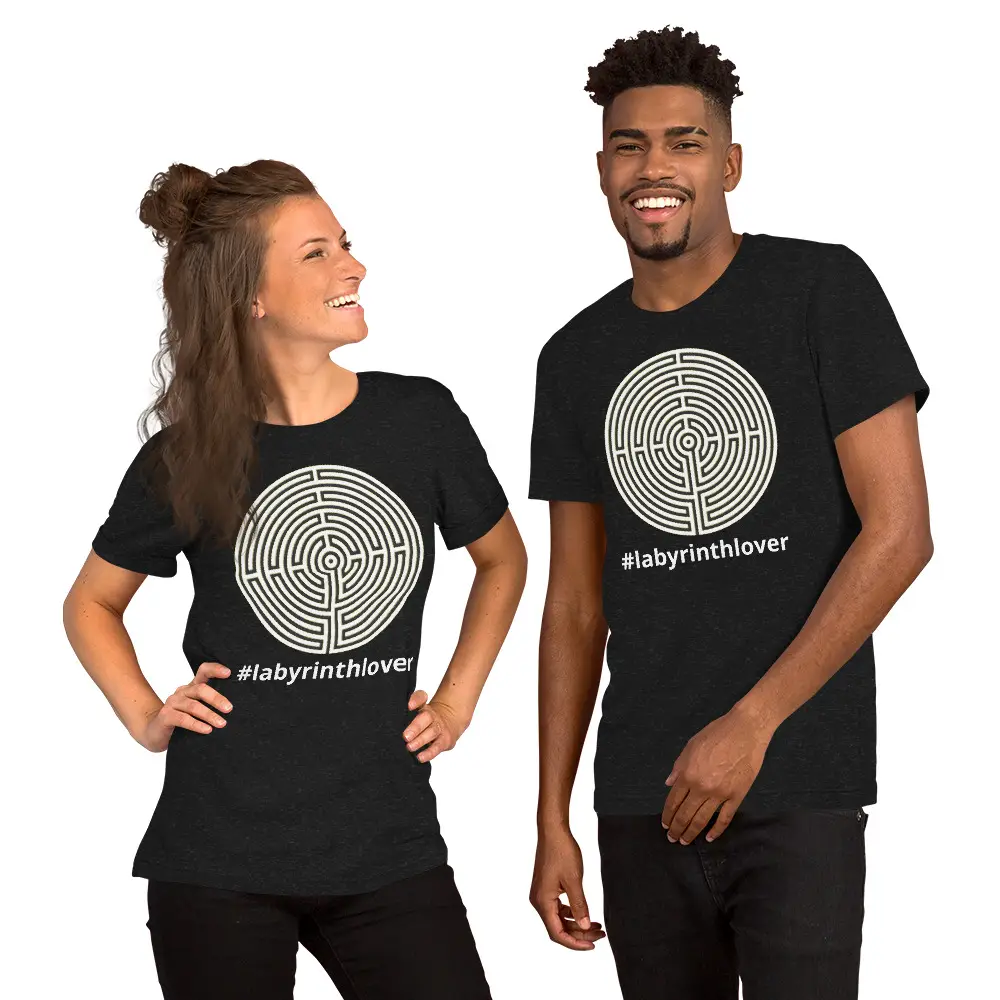 Labyrinth Chartres labyrinth #labyrinthlover Unisex t-shirt