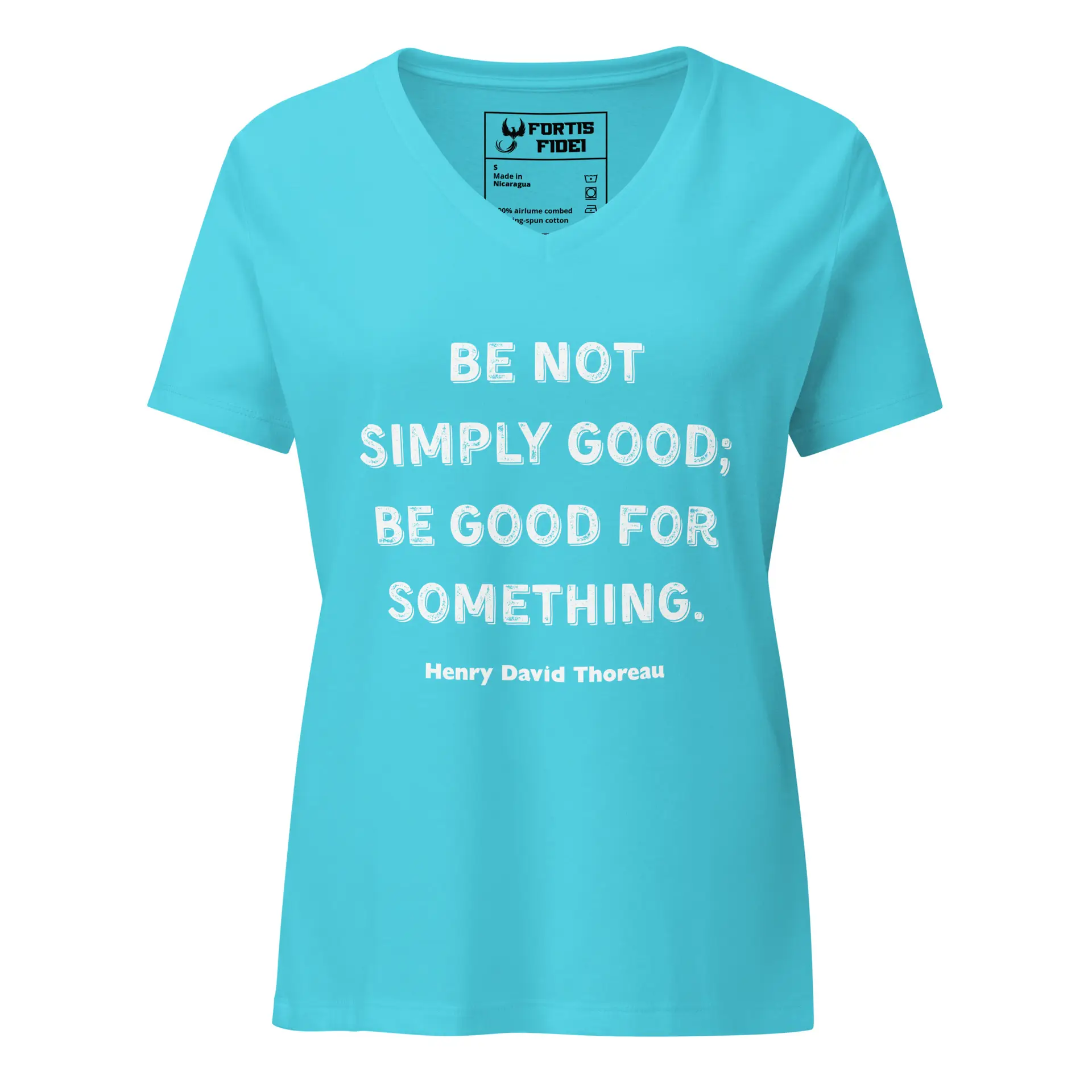 Be Good - Thoreau Women’s relaxed v-neck t-shirt