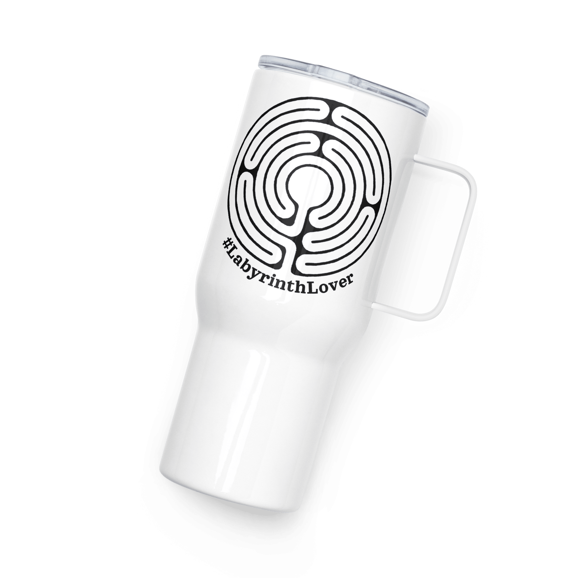 Labyrinth abingdon labyrinth #labyrinthlover Travel mug-with-a-handle-white-25-oz-left-6a3fc7398e3ba