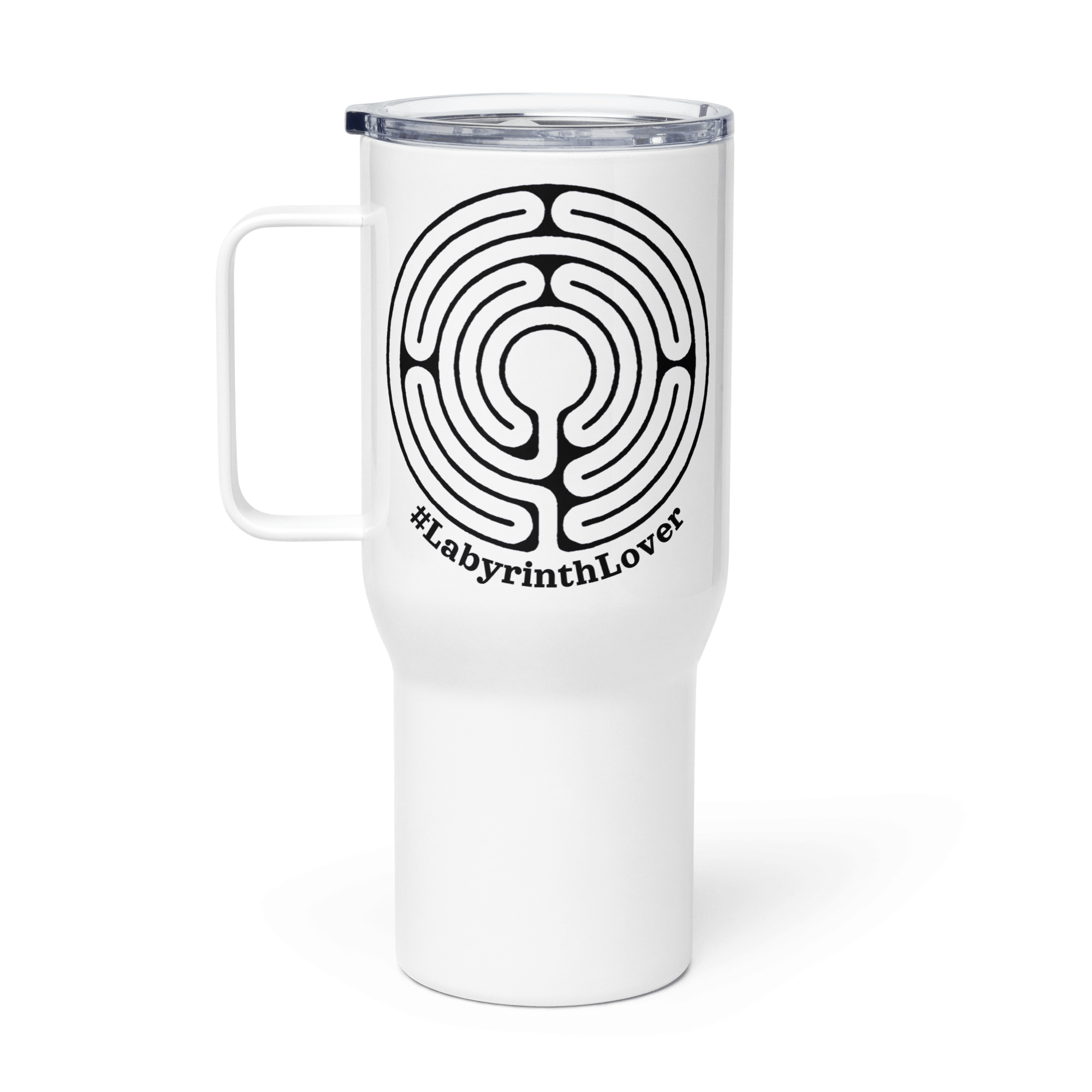 Labyrinth abingdon labyrinth #labyrinthlover Travel mug with a handle