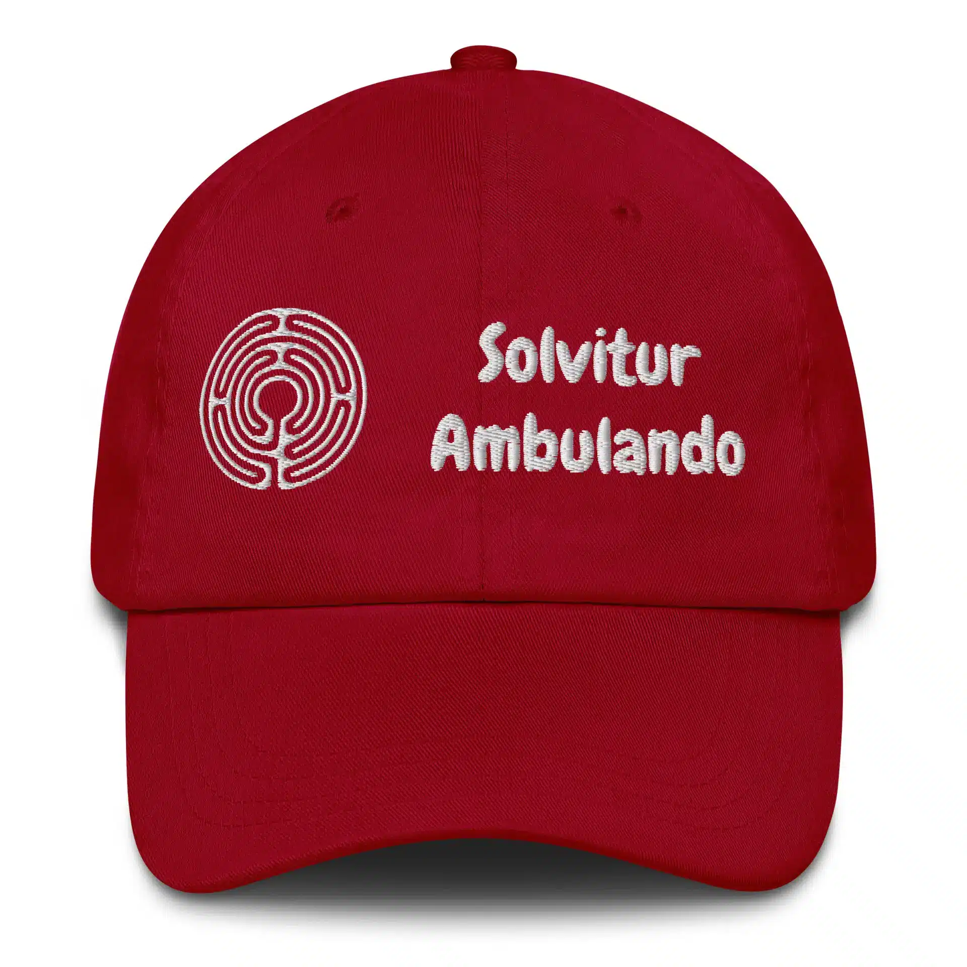Labyrinth Santa Rosa Labyrinth Solvitur Ambulando Dad hat