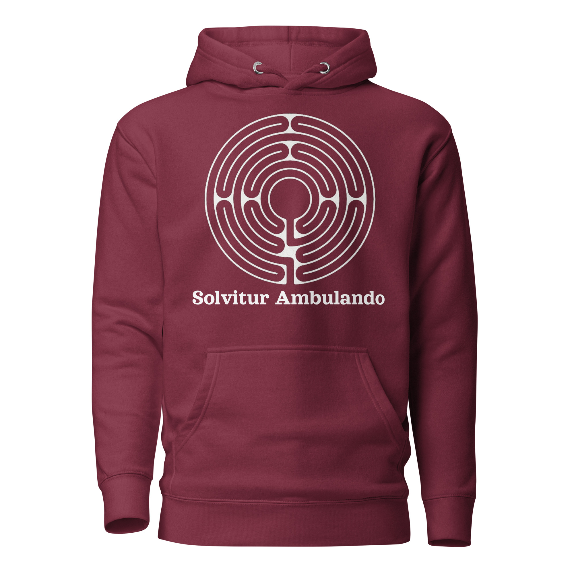 Labyrinth Santa Rosa Solvitur Ambulando Unisex Hoodie