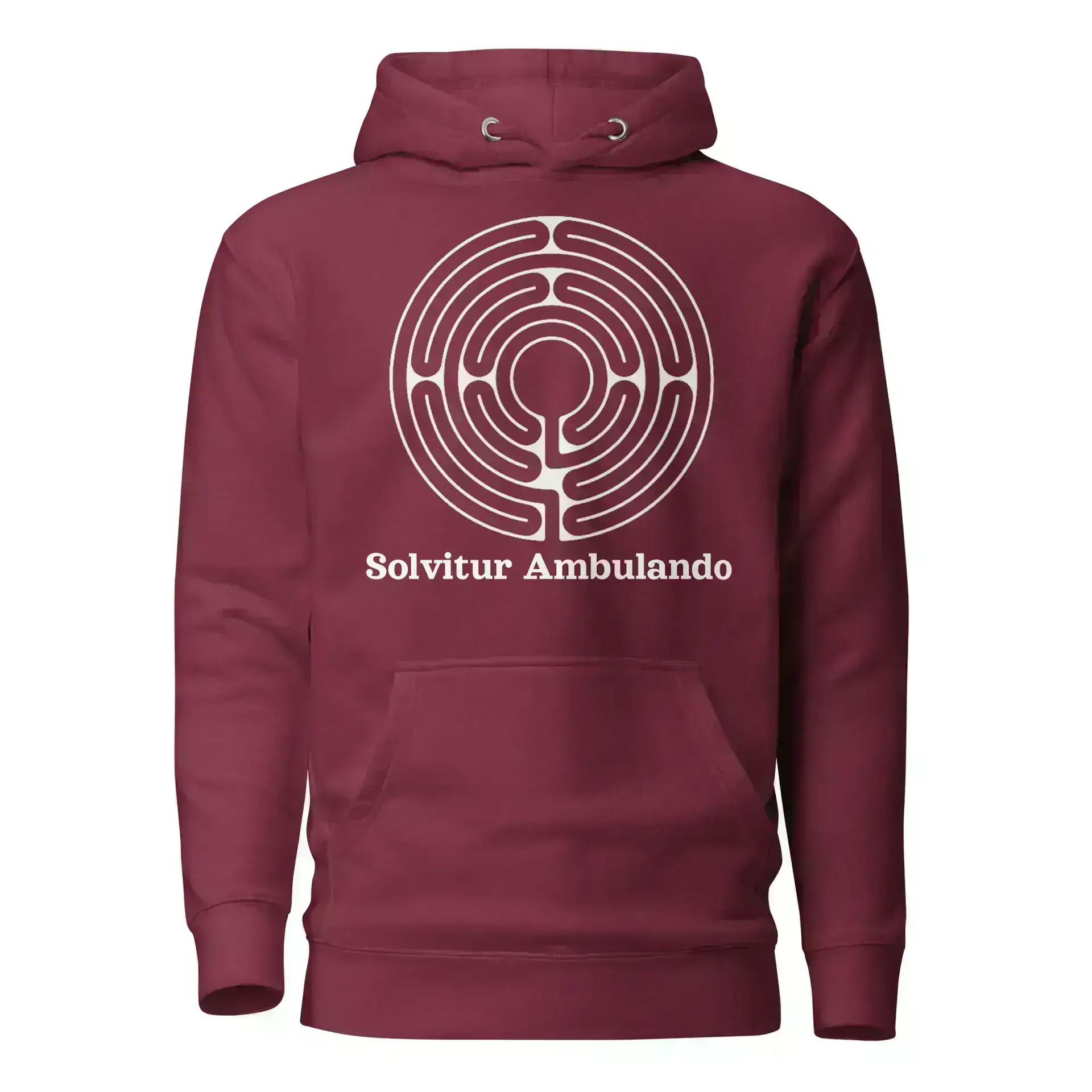 Labyrinth Santa Rosa Labyrinth Solvitur Ambulando Unisex Hoodie