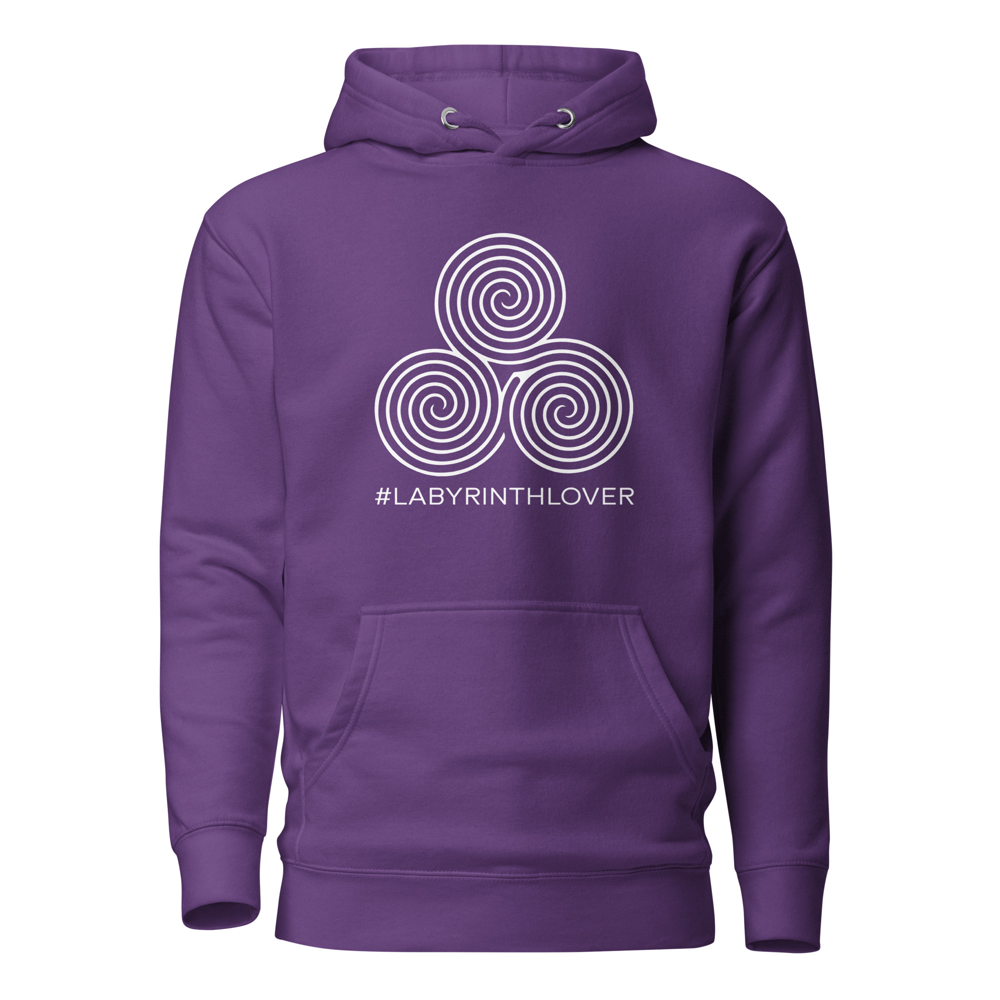 Labyrinth Triple Spiral #labyrinthlover Cotton Heritage Hoodie