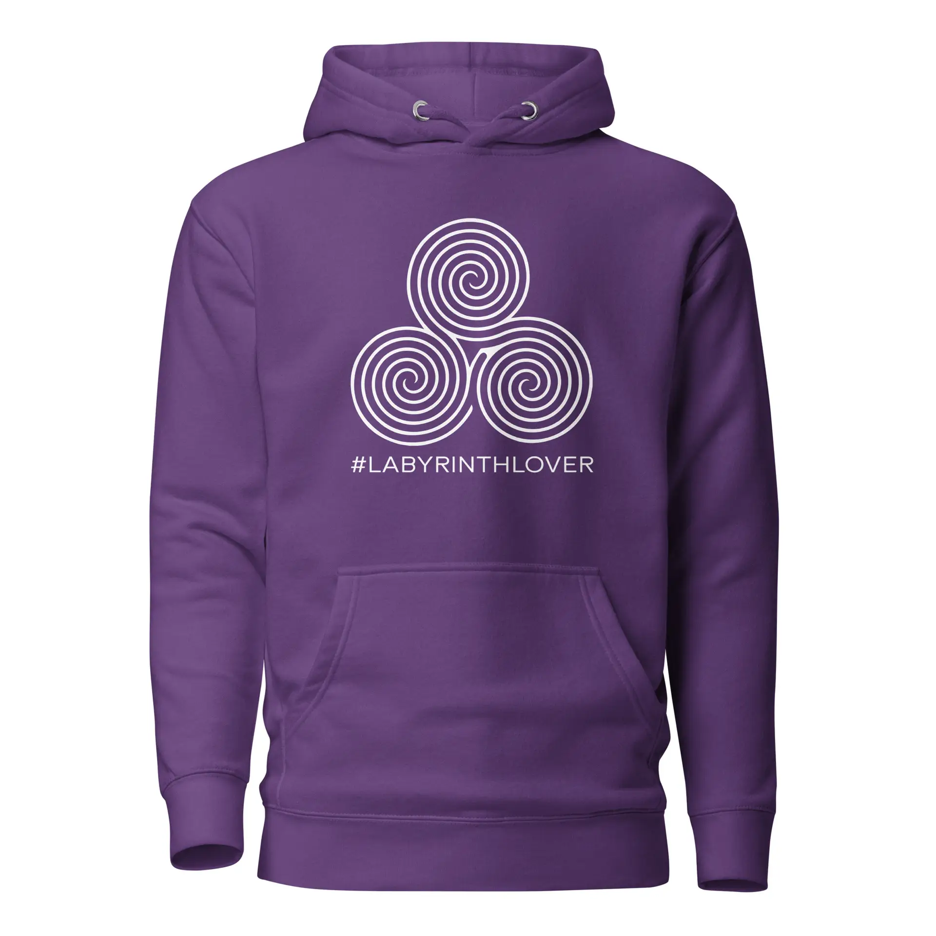 Labyrinth Triple Spiral Labyrinth #labyrinthlover Cotton Heritage Unisex Hoodie