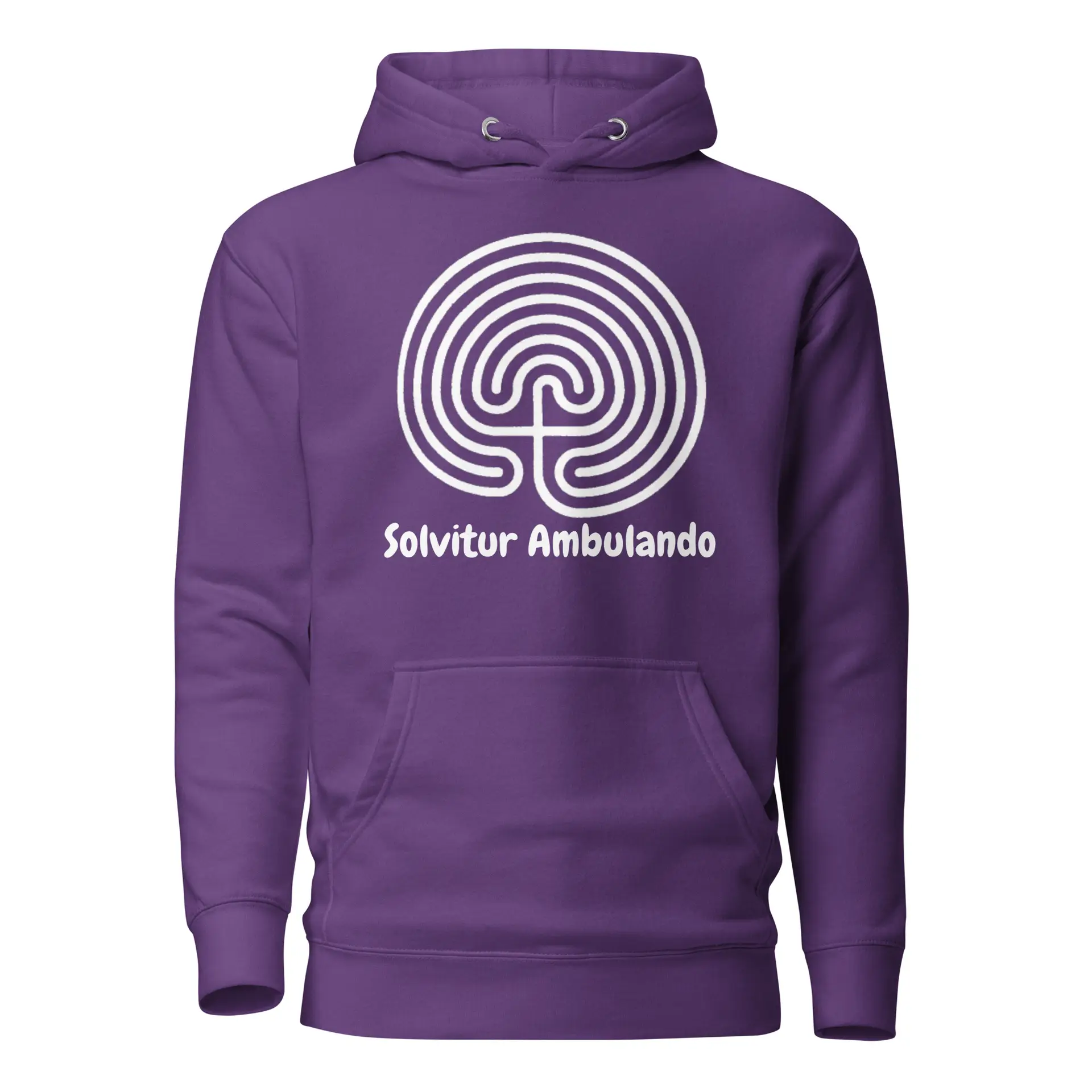 Labyrinth Classical Labyrinth Solvitur Ambulando Unisex Hoodie