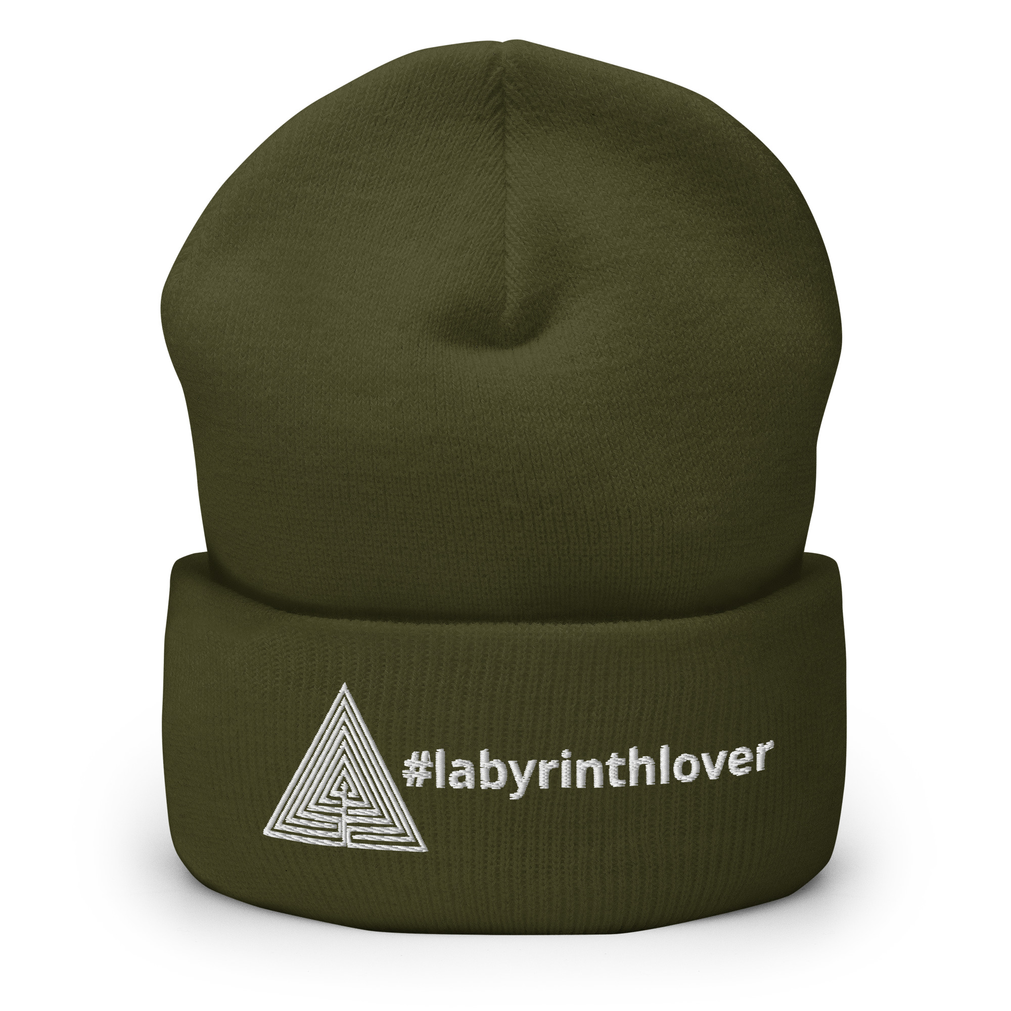 Labyrinth Triangle #labyrinthlover Cuffed Beanie