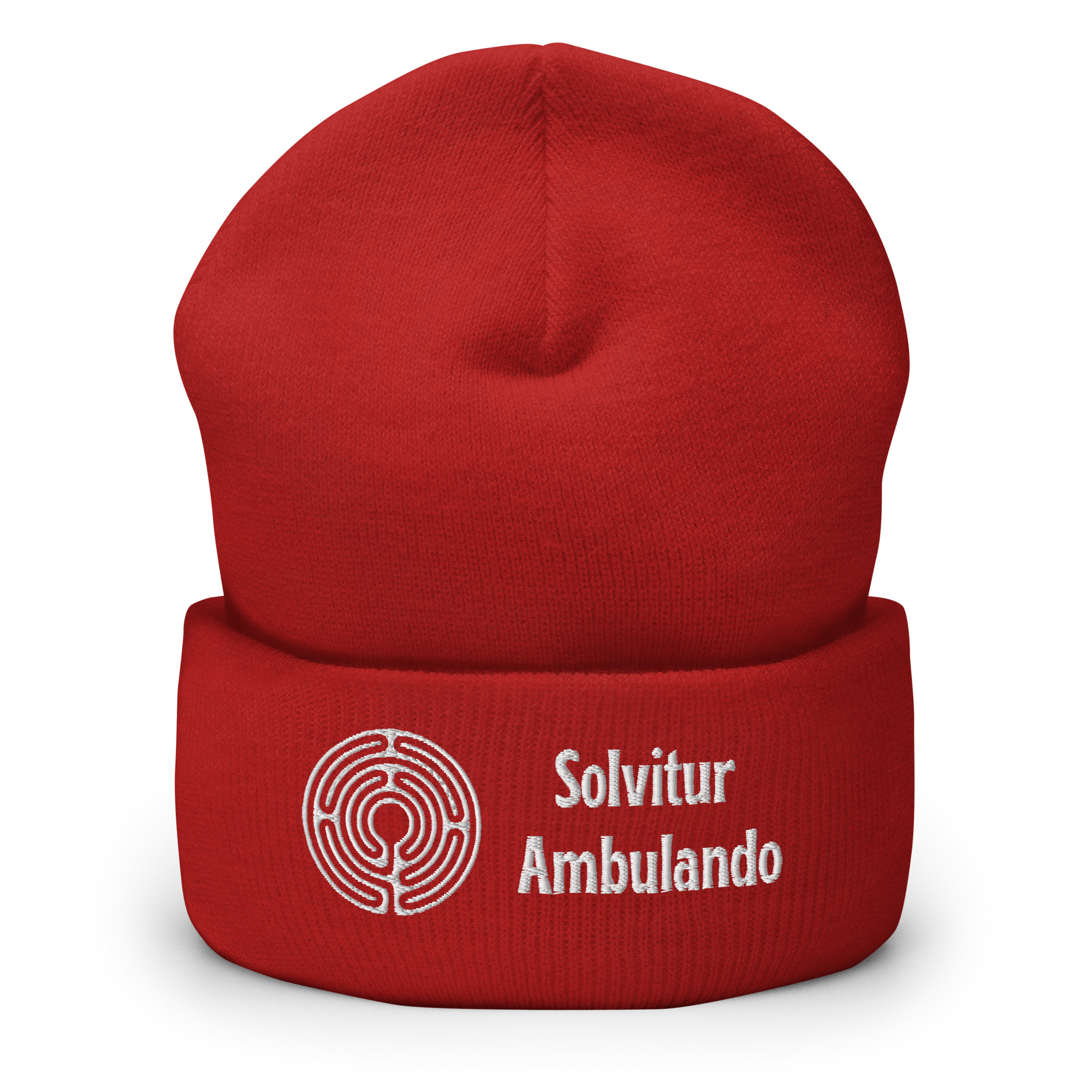 Labyrinth Abingdon Solvitur Ambulando Cuffed Beanie
