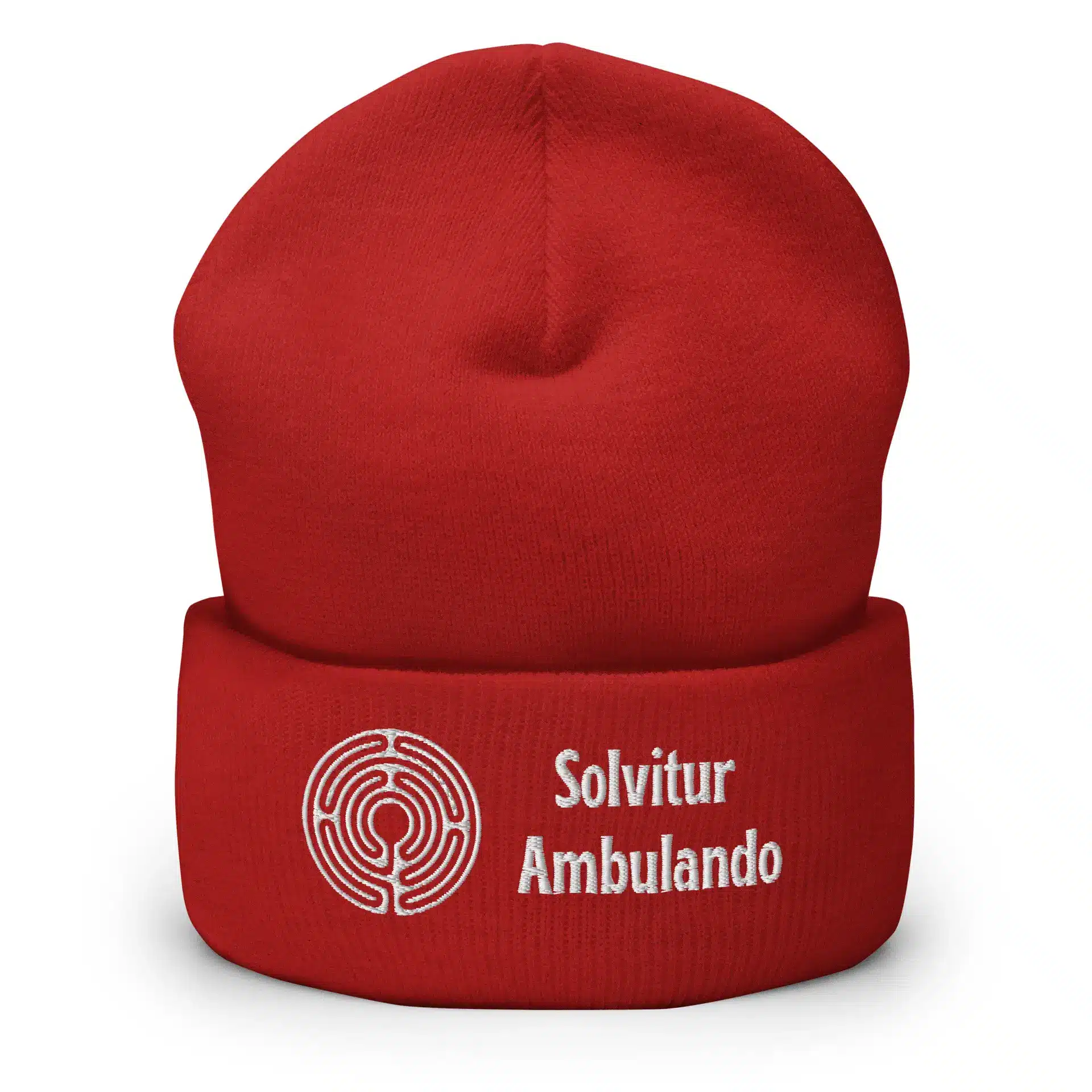 Labyrinth abingdon labyrinth Solvitur Ambulando Cuffed Beanie