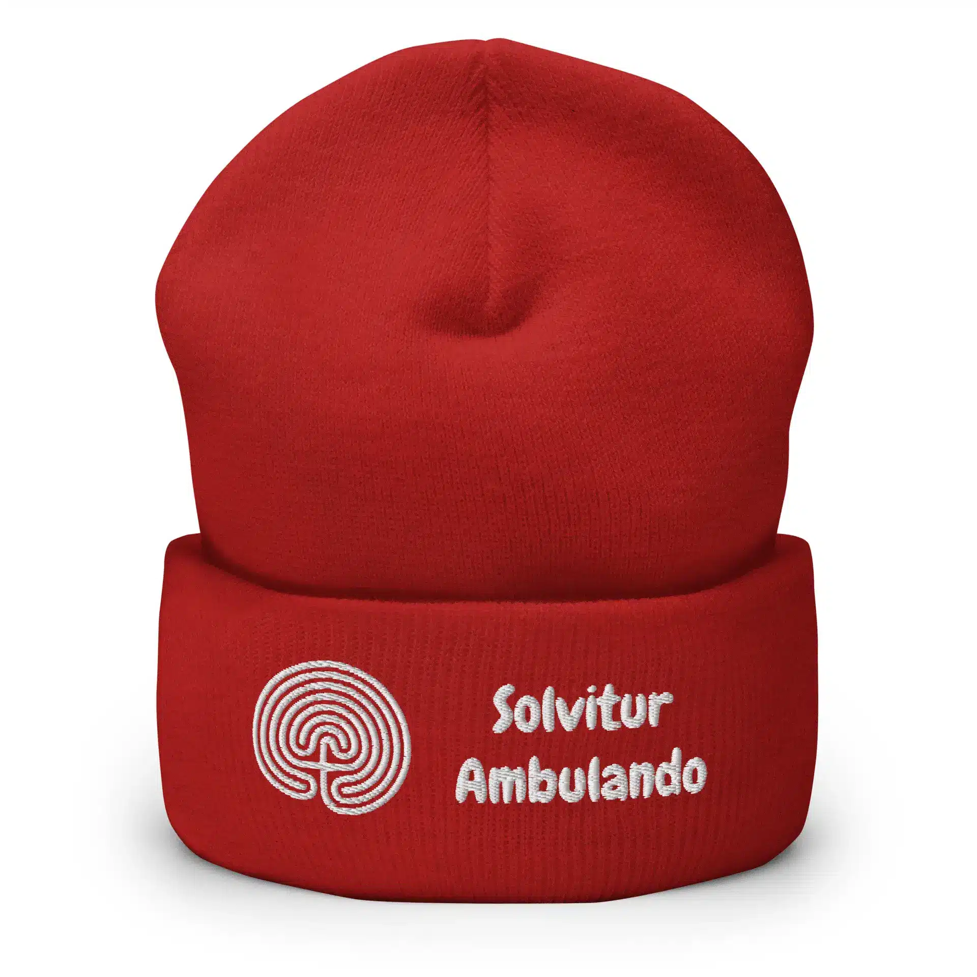 Labyrinth Classical Labyrinth Solvitur Ambulando Cuffed Beanie