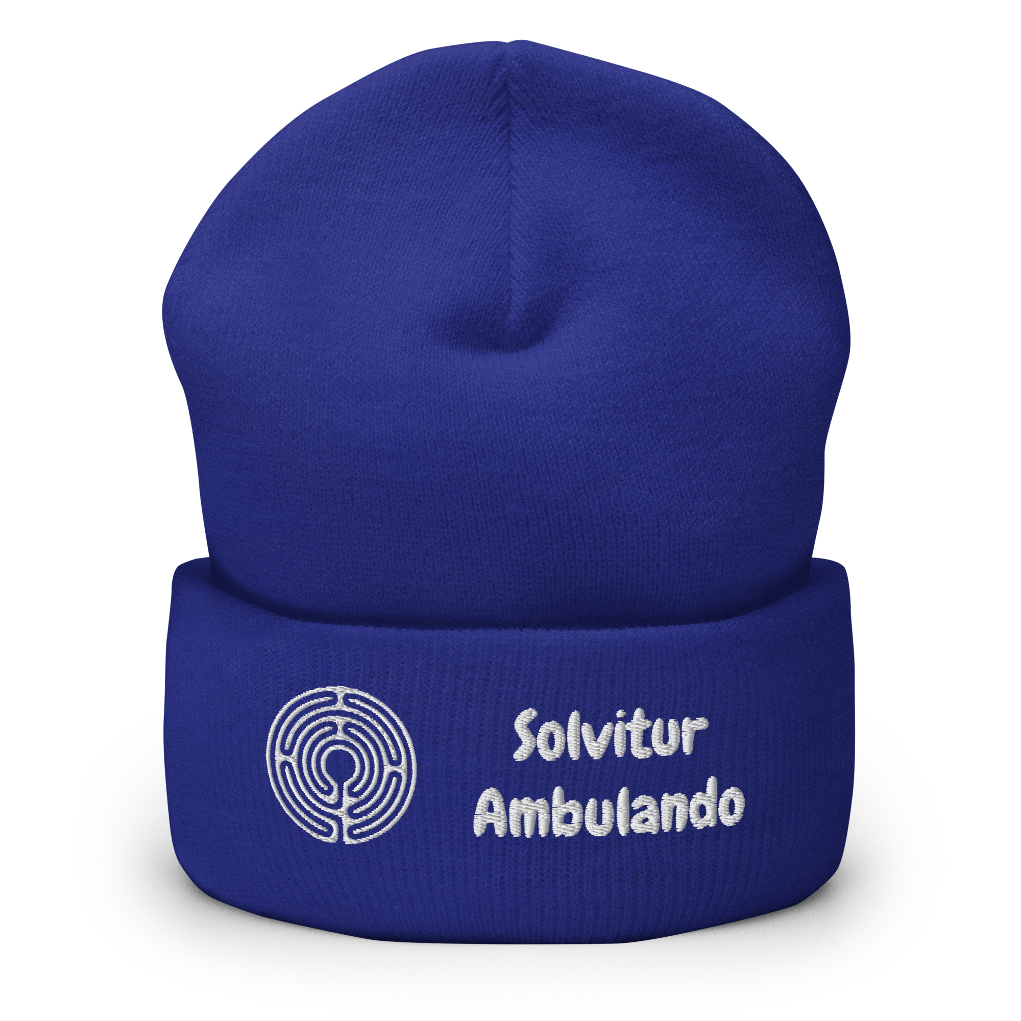 Labyrinth Santa Rosa Solvitur Ambulando Cuffed Beanie