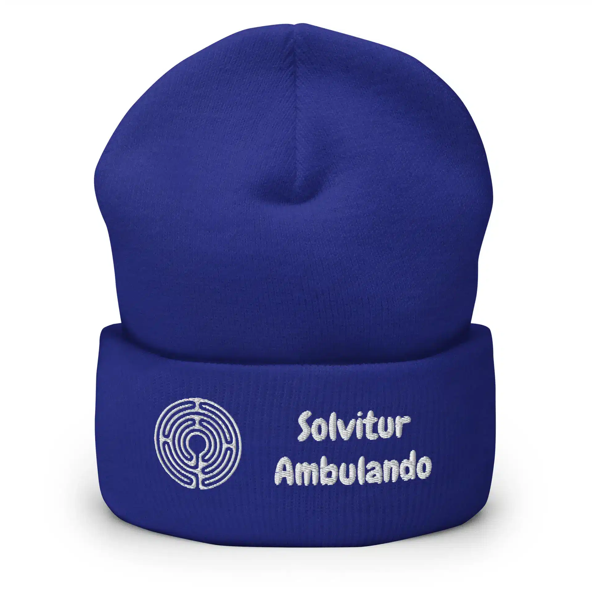Labyrinth Santa Rosa Labyrinth Solvitur Ambulando Cuffed Beanie