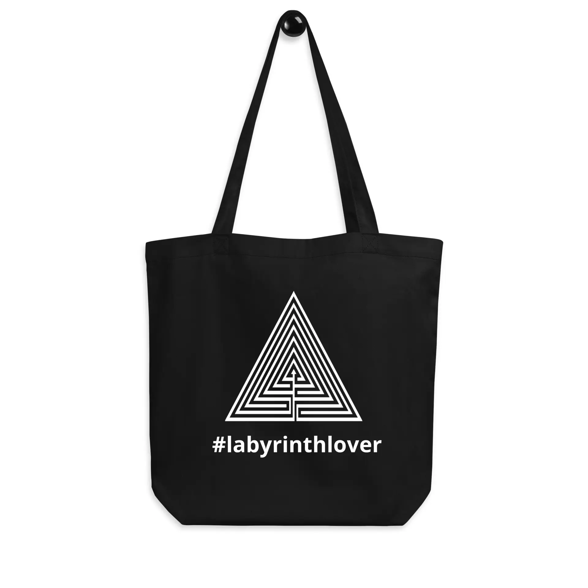 Labyrinth Triangle Labyrinth #labyrinthlover Eco Tote Bag