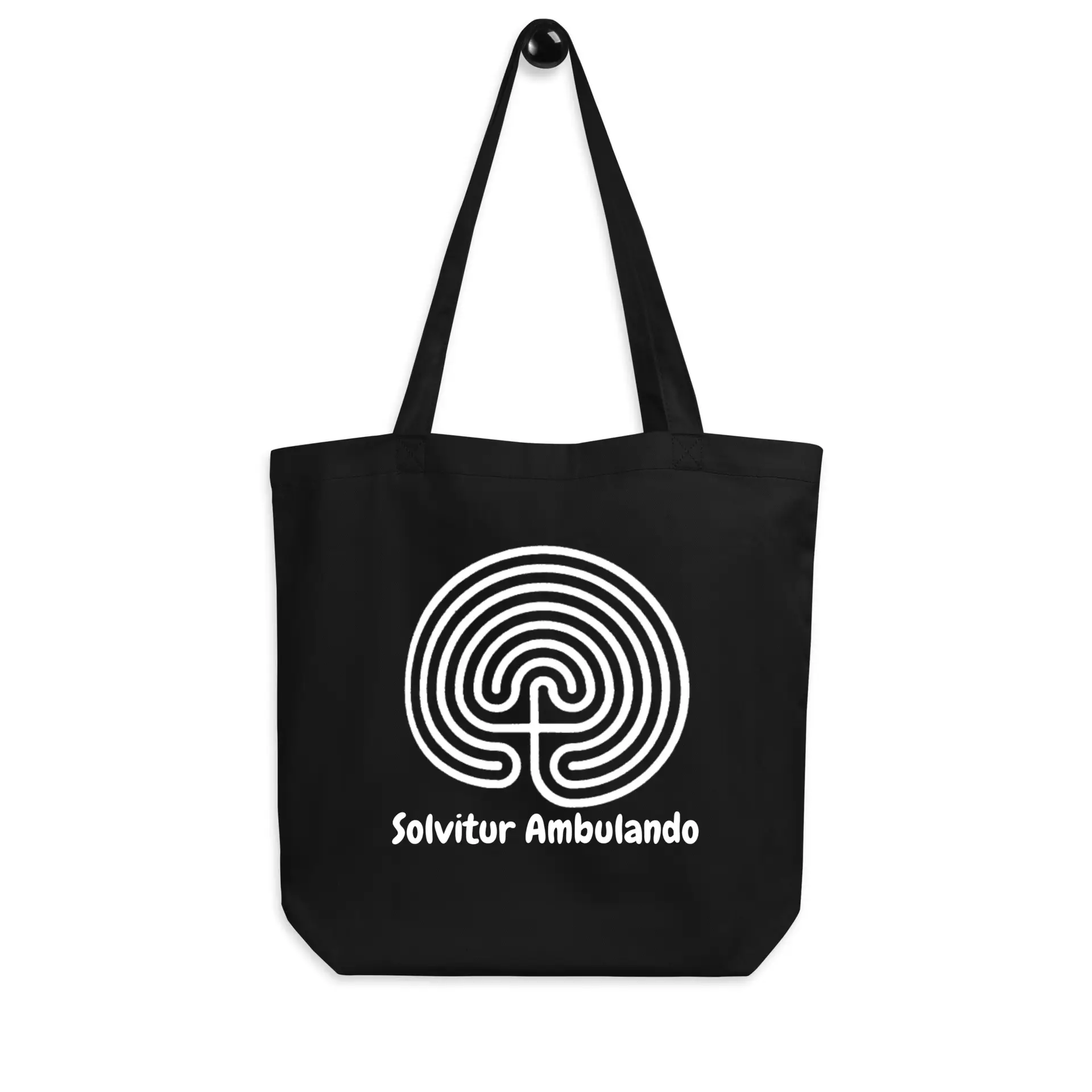Labyrinth Classical Labyrinth Solvitur Ambulando Eco Tote Bag