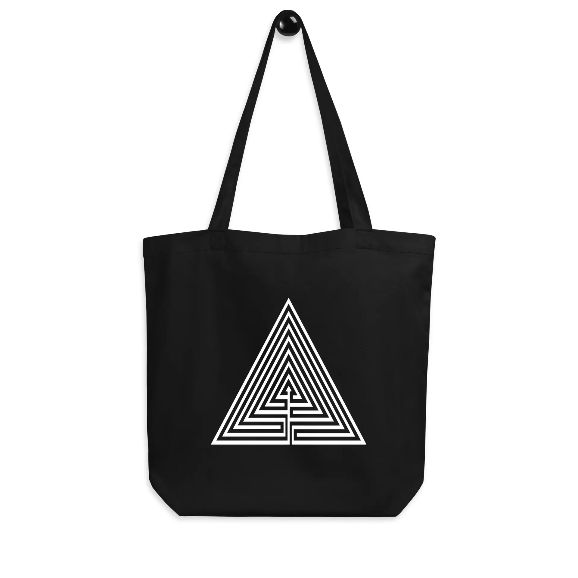 Labyrinth Triangle Labyrinth Eco Tote Bag