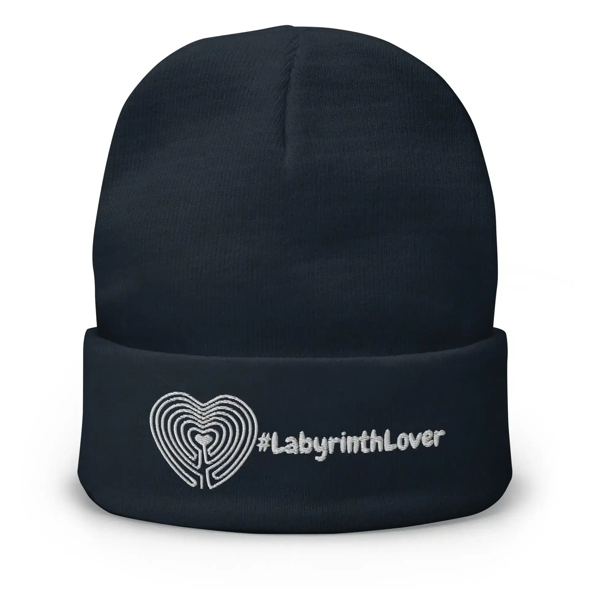 Labyrinth Heart Labyrinth #labyrinthlover Embroidered Beanie