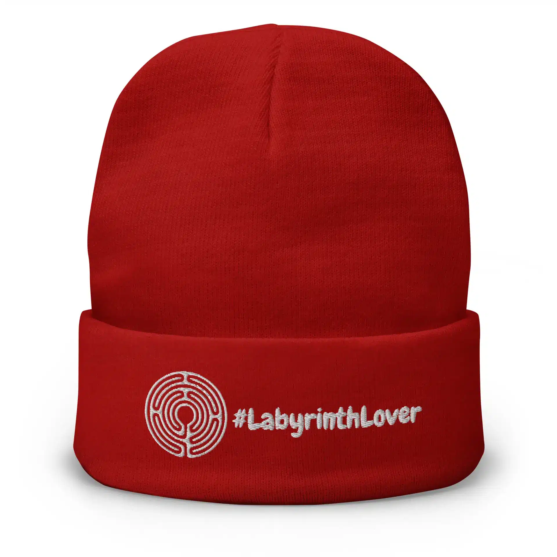 Labyrinth Santa Rosa Labyrinth #labyrinthlover Embroidered Beanie