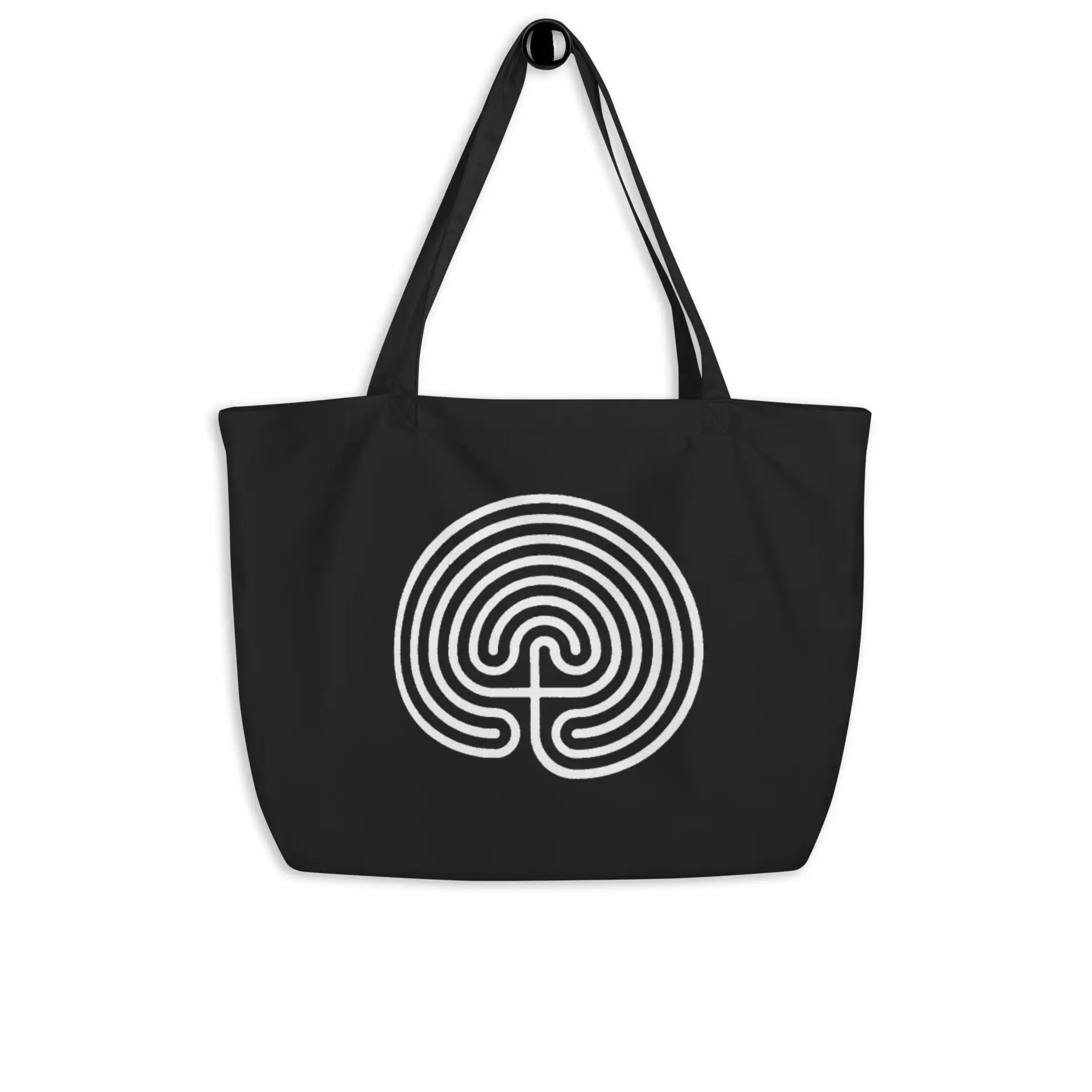 Labyrinth Classical Labyrinth Large organic tote bag