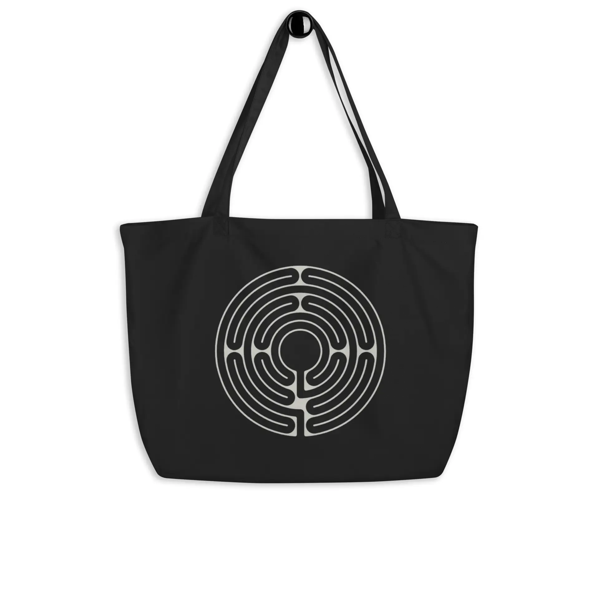 Labyrinth Santa Rosa Labyrinth Large organic tote bag