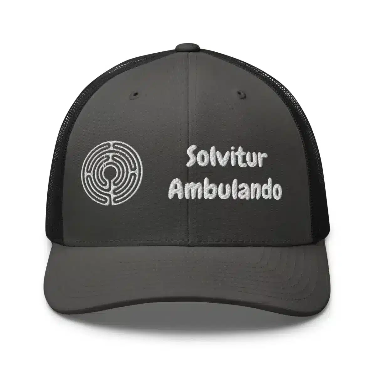 Labyrinth Santa Rosa Labyrinth Solvitur Ambulando Trucker Cap