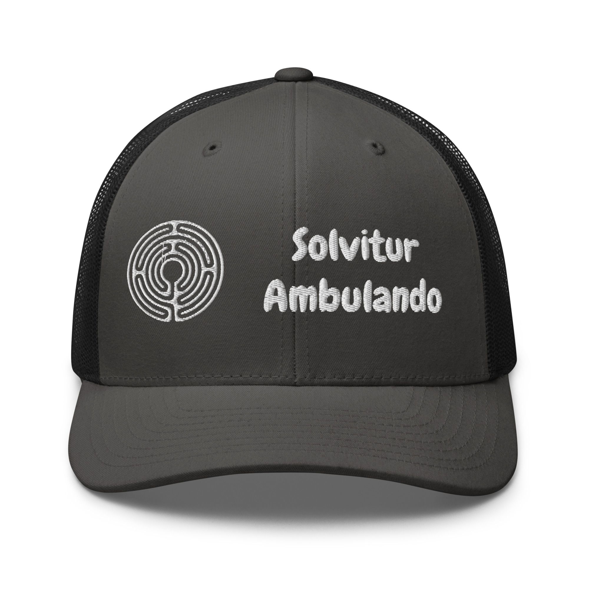 Labyrinth Santa Rosa Solvitur Ambulando Trucker Cap