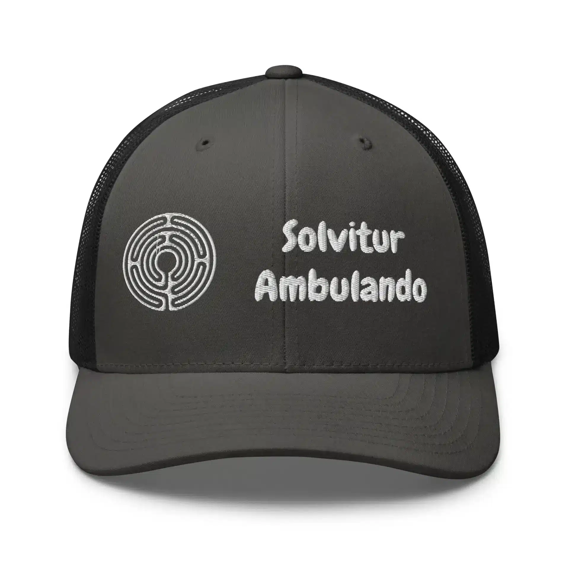Labyrinth Santa Rosa Labyrinth Solvitur Ambulando Trucker Cap