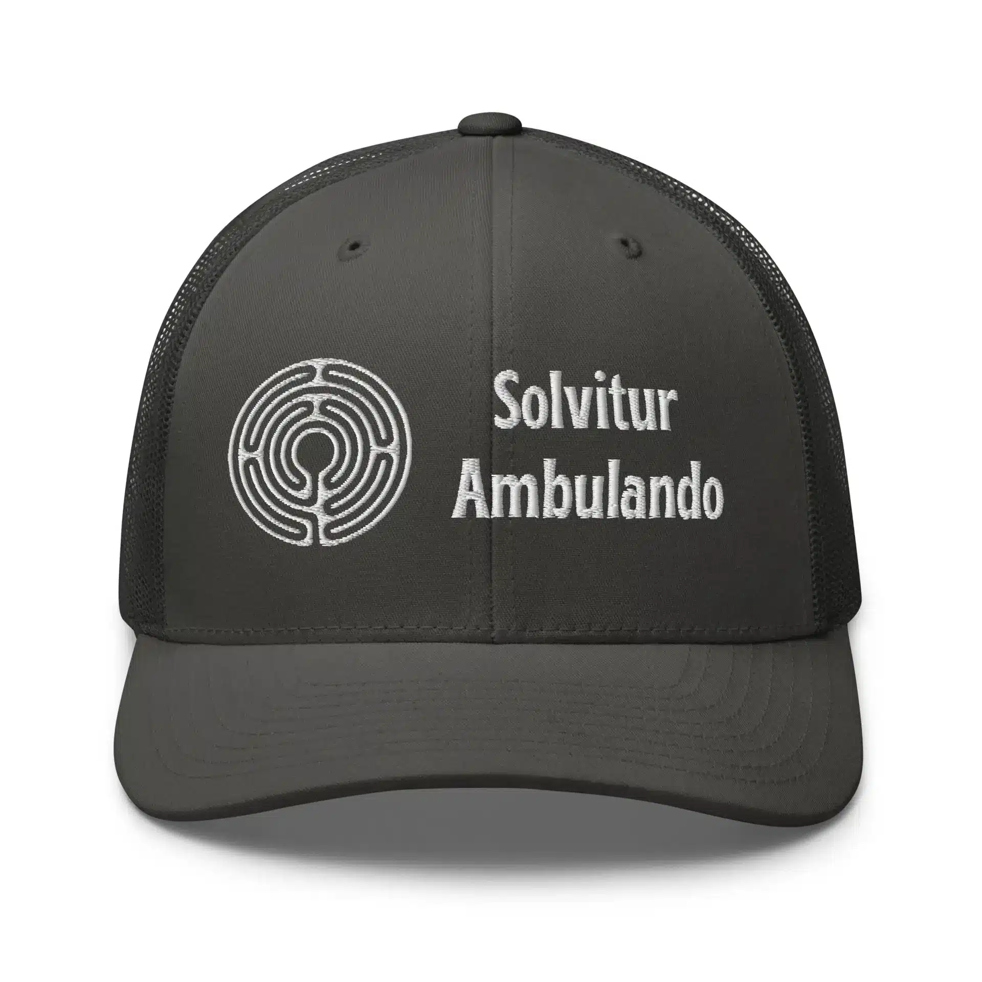 Labyrinth abingdon labyrinth Solvitur Ambulando Trucker Cap