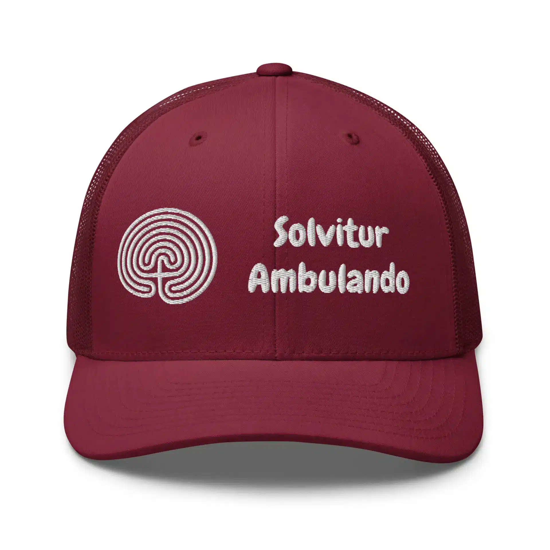 Labyrinth Classical Labyrinth Solvitur Ambulando Trucker Cap