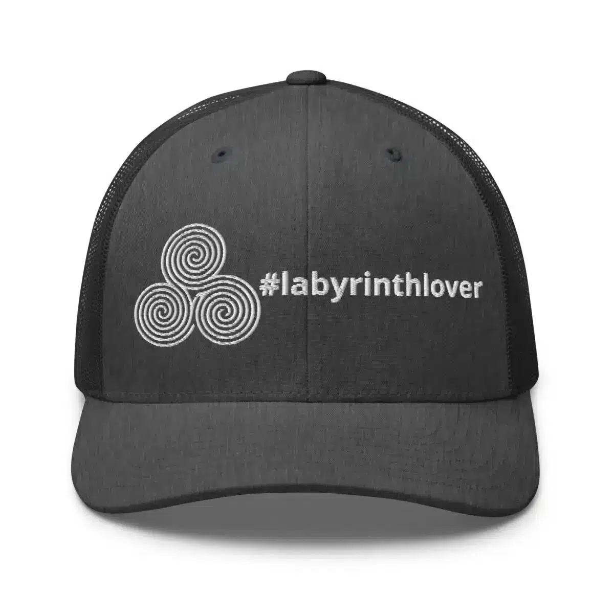 Labyrinth Triple Spiral #labyrinthlover Trucker Cap