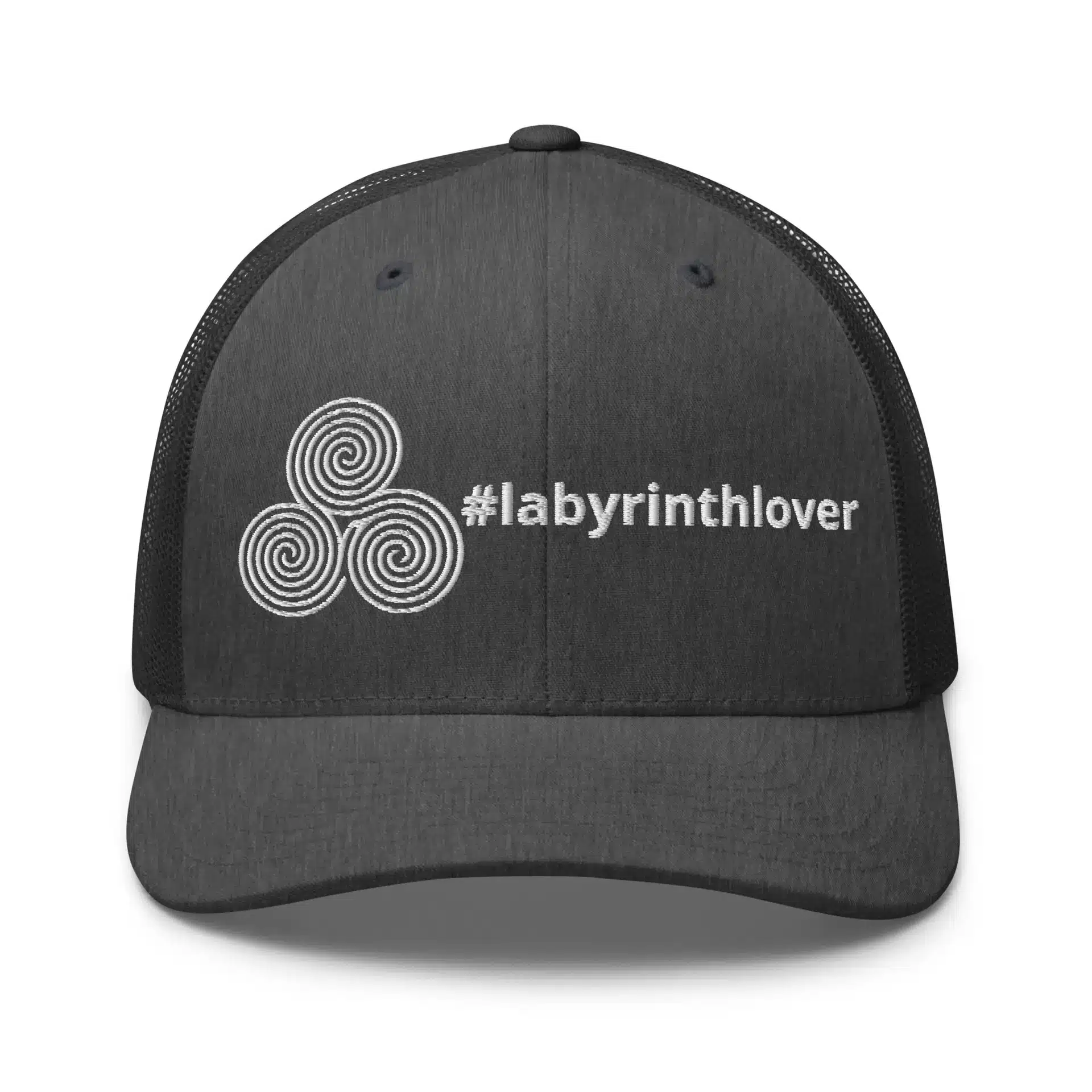 Labyrinth Triple Spiral Labyrinth #labyrinthlover Trucker Cap