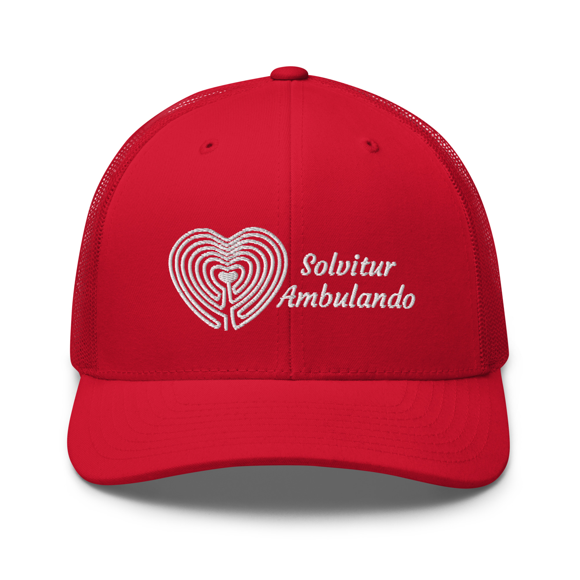 Labyrinth Heart Solvitur Ambulando Trucker Cap