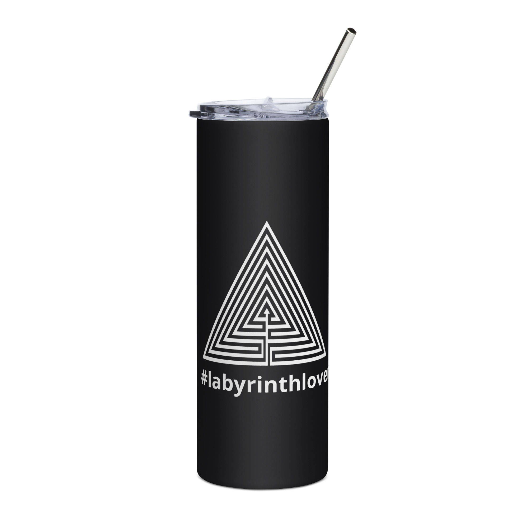 Labyrinth Triangle #labyrinthlover (v2) Stainless steel tumbler