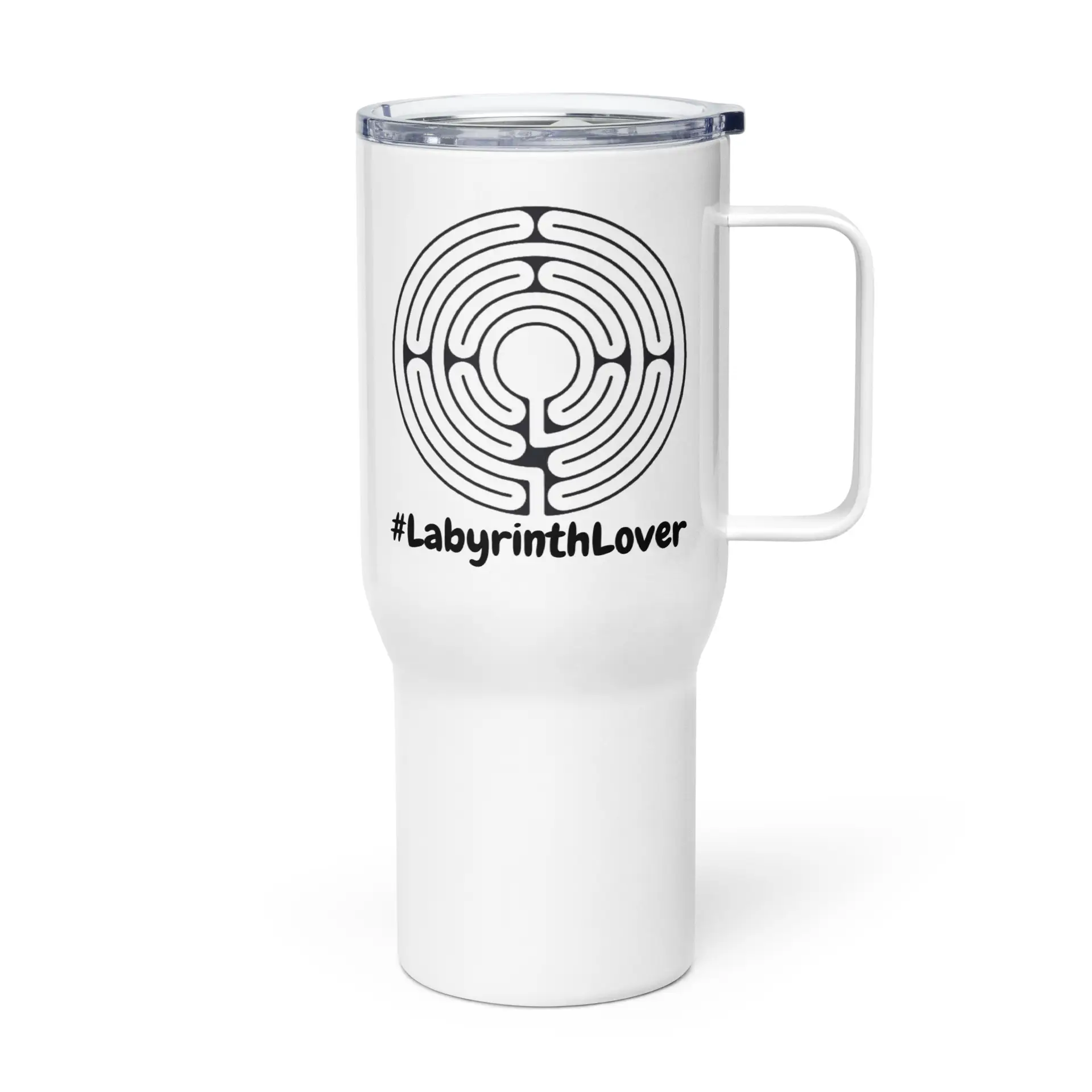 Labyrinth Santa Rosa Labyrinth #labyrinthlover Travel mug with a handle