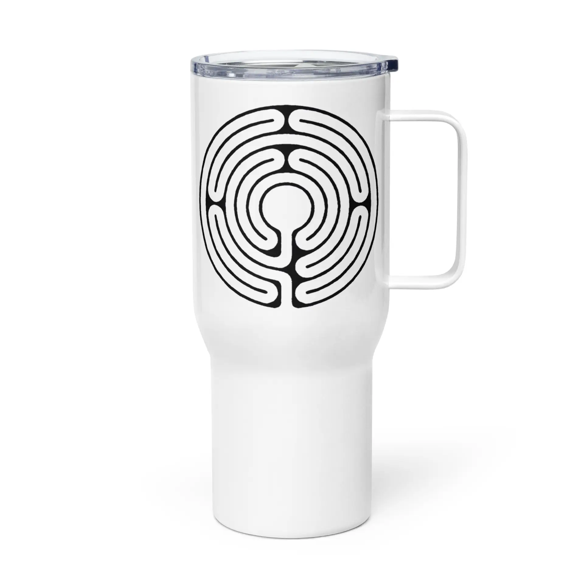 Labyrinth abingdon labyrinth Travel mug with a handle