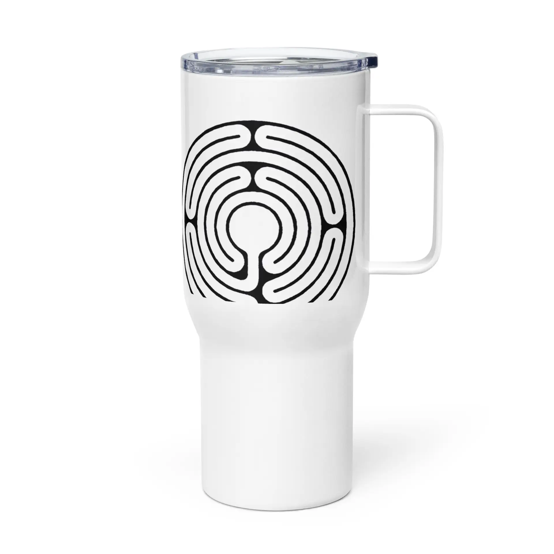 Labyrinth abingdon labyrinth #labyrinthlover Travel mug with a handle