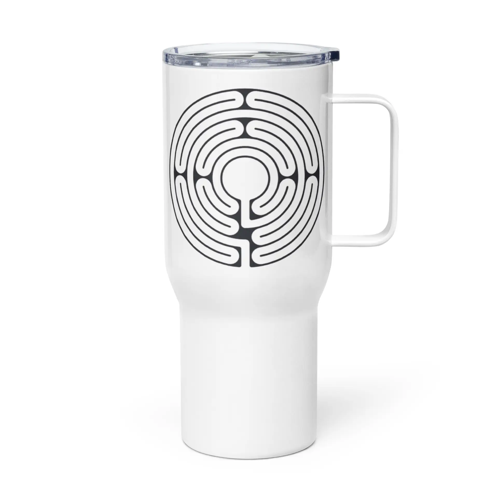 Labyrinth Santa Rosa Labyrinth Travel mug with a handle